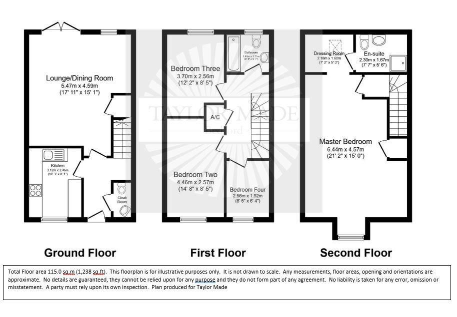 4 bed terraced house for sale in Greenkeepers Road, Great Denham