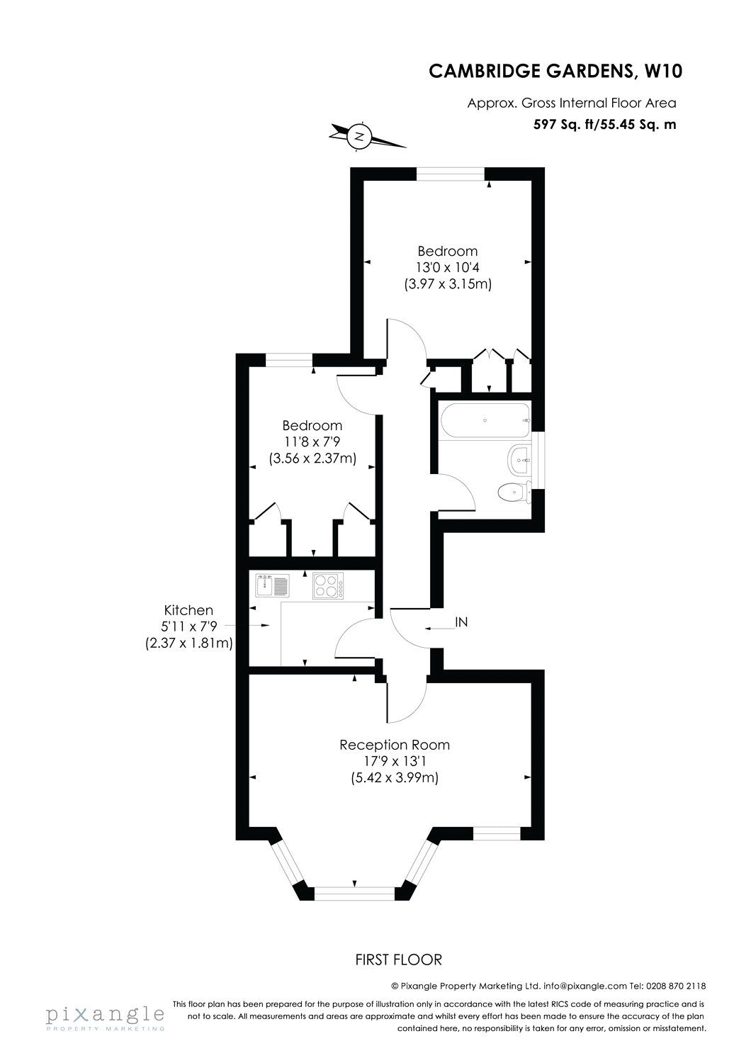 2 bed flat to rent in Cambridge Gardens, London W10 Zoopla