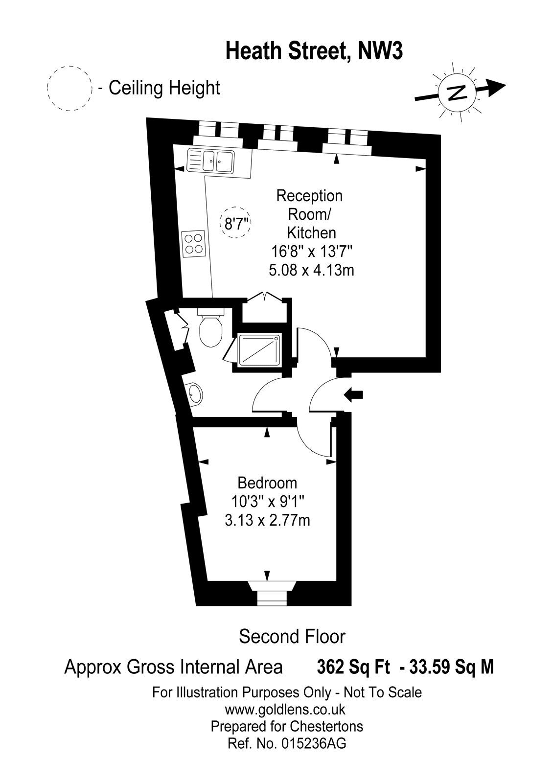 1 bed flat to rent in Heath Street, Hampstead, London NW3 Zoopla
