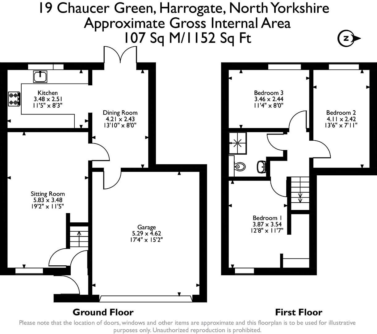 3 bed property for sale in Chaucer Green, Harrogate HG1 Zoopla