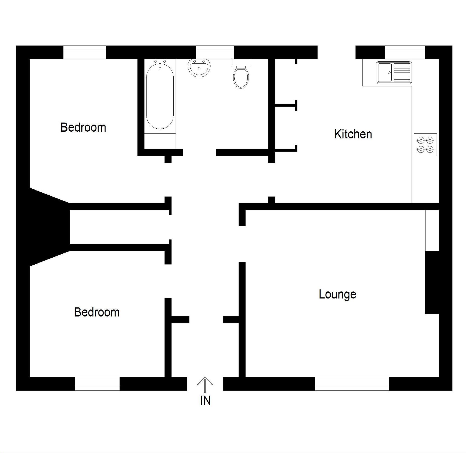 2 bed flat for sale in Murray Crescent, Perth PH2 Zoopla