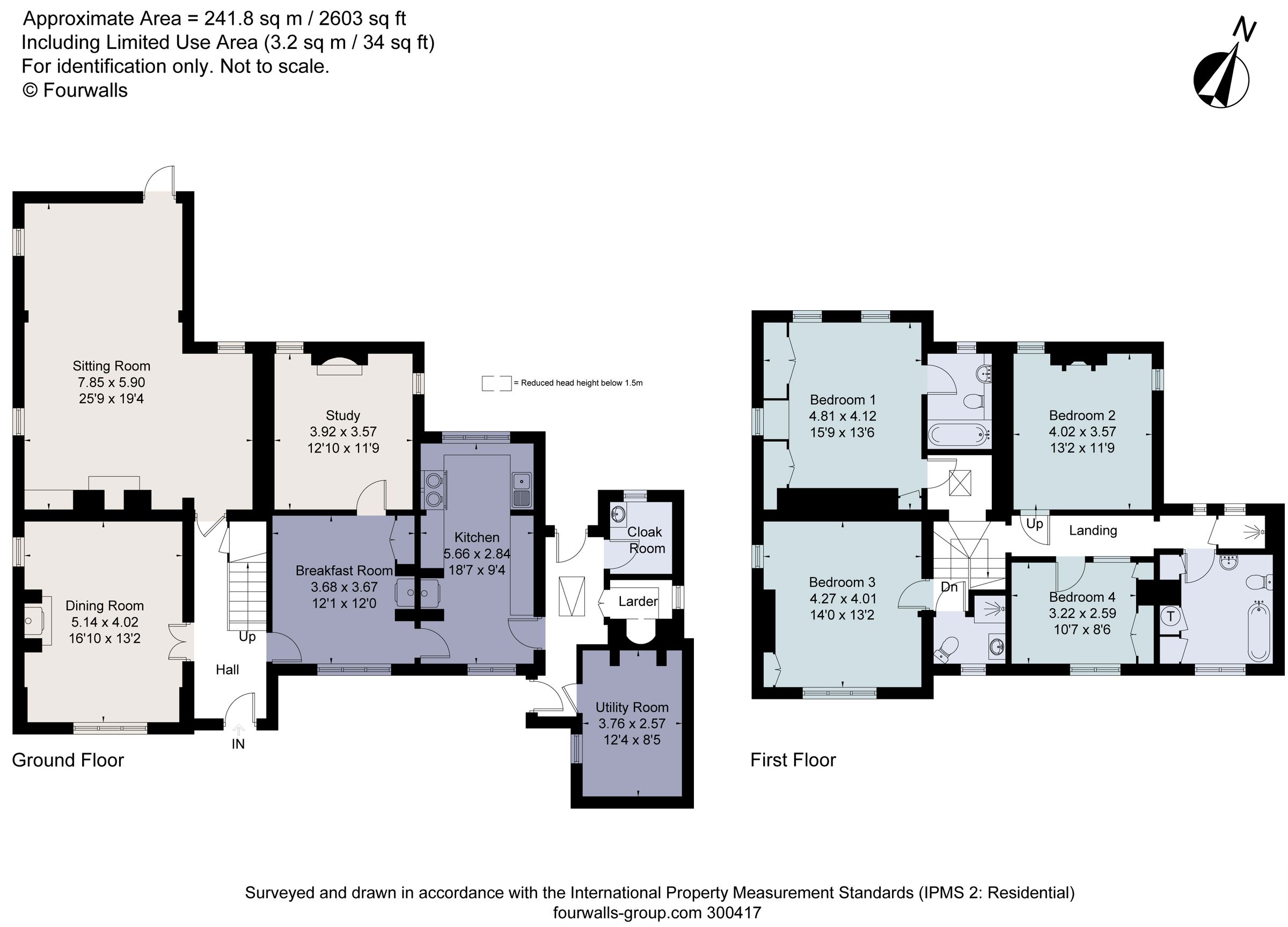 4 bed detached house for sale in Brook Road, Bassingbourn, Royston