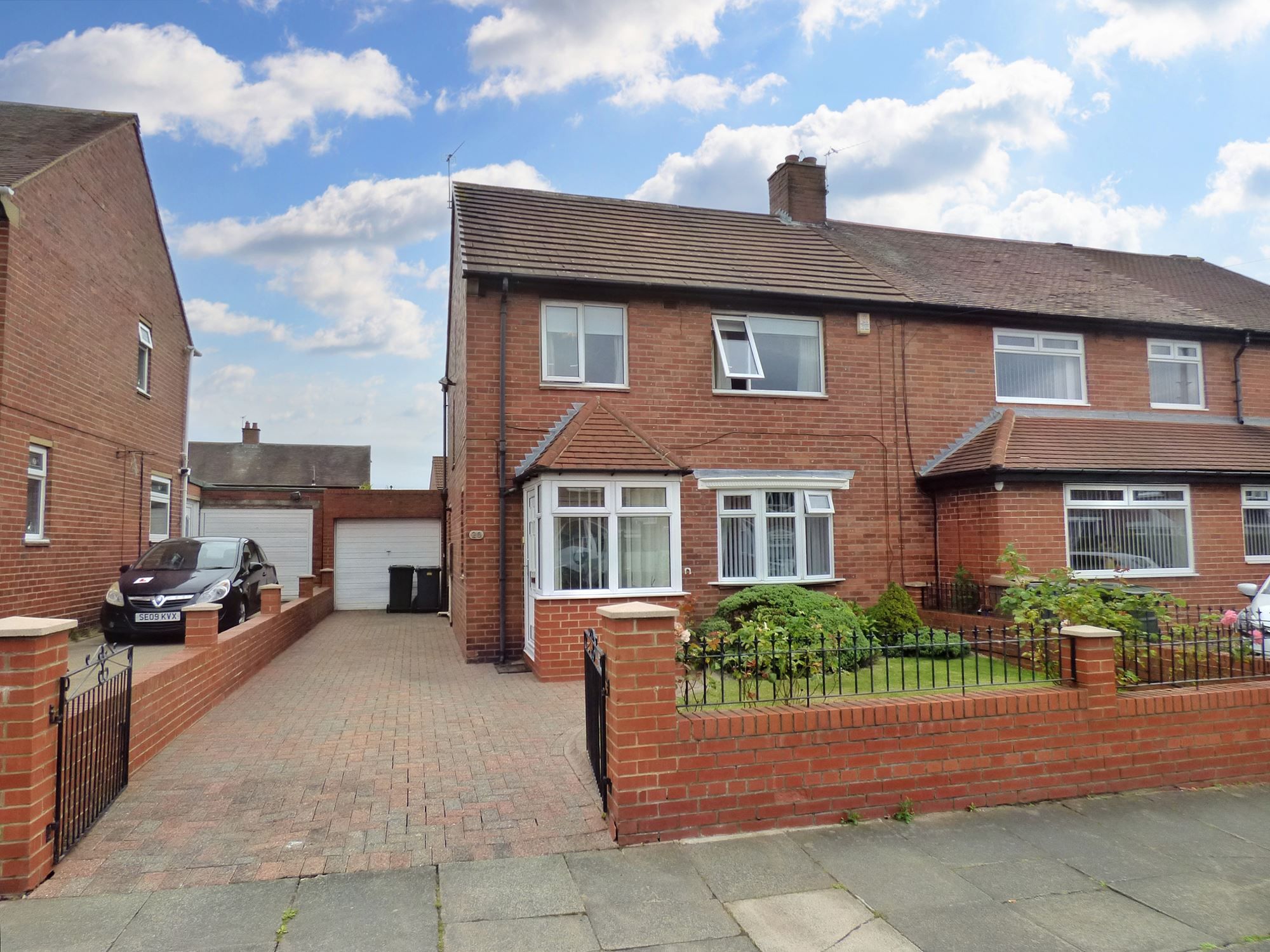 3 bed semidetached house for sale in Caroline Gardens, Wallsend NE28