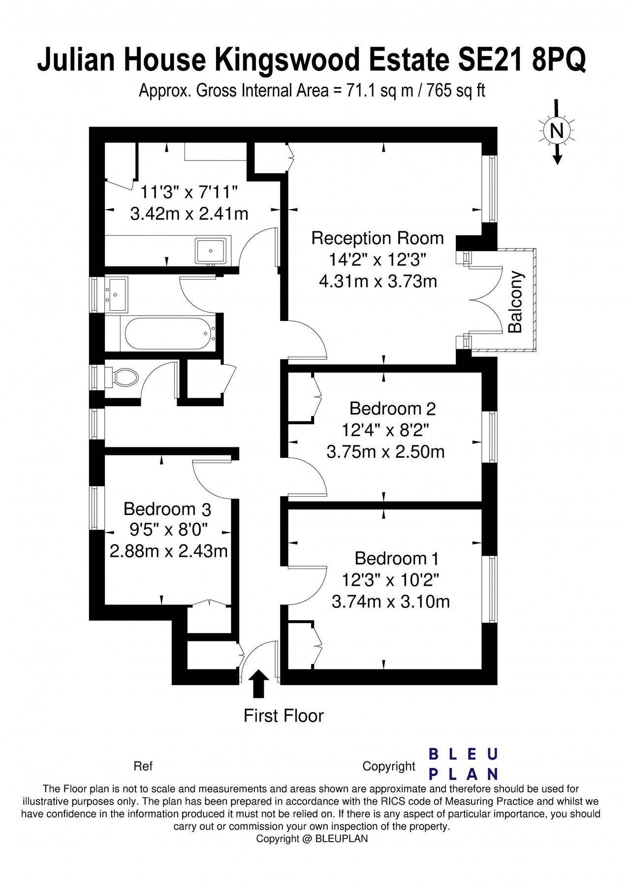 3 bed flat for sale in Julian House, Kingswood Estate, London SE21 Zoopla