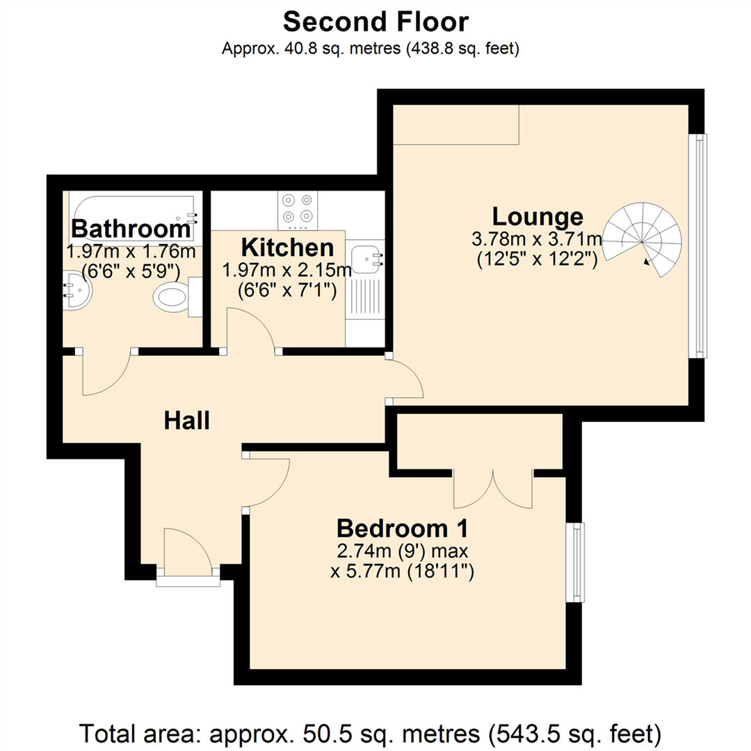 1 bed flat to rent in Bury Road, Rawtenstall, Rossendale BB4 Zoopla
