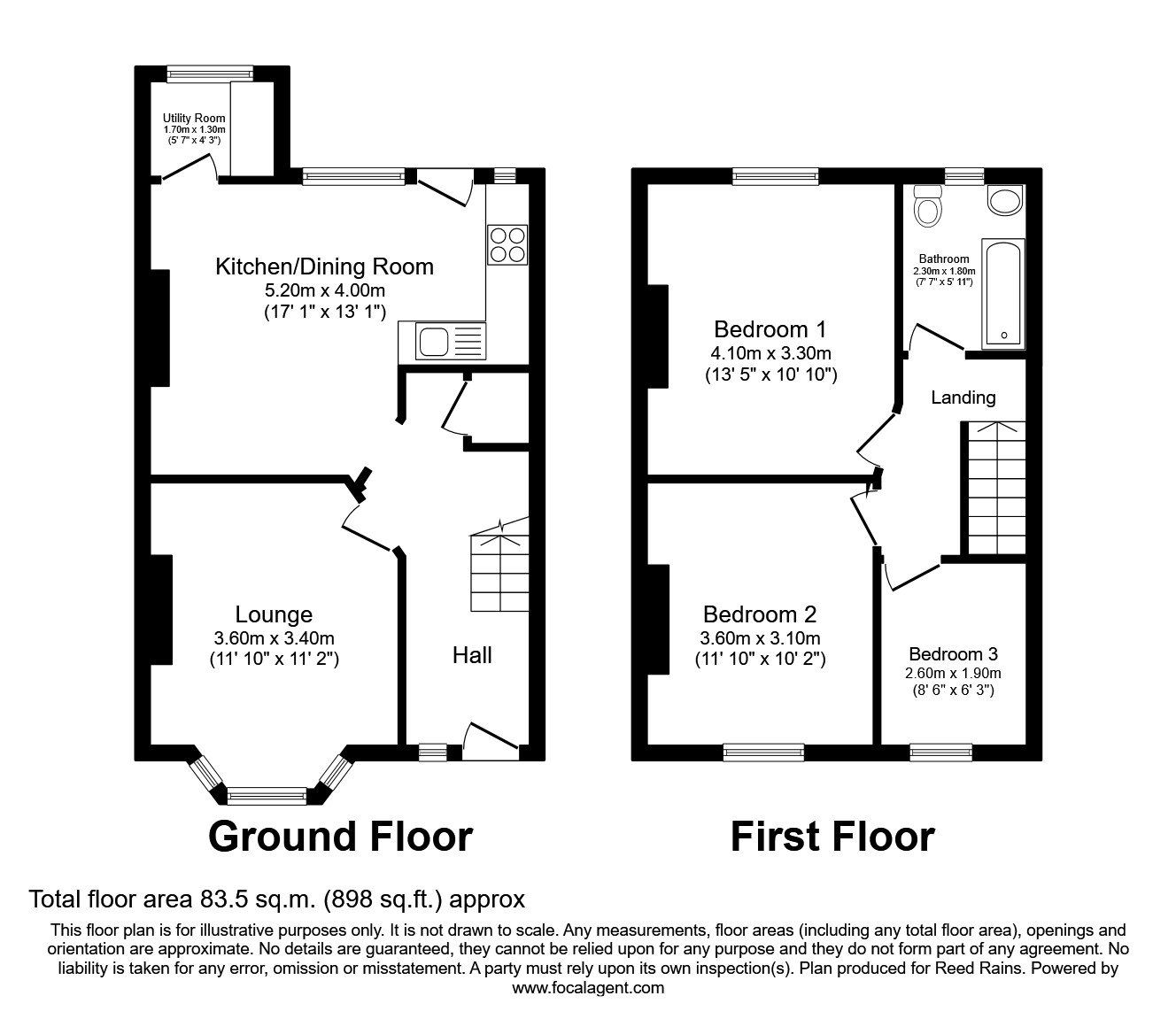 3 bed terraced house to rent in Sycamore Avenue, Crossgates, Leeds