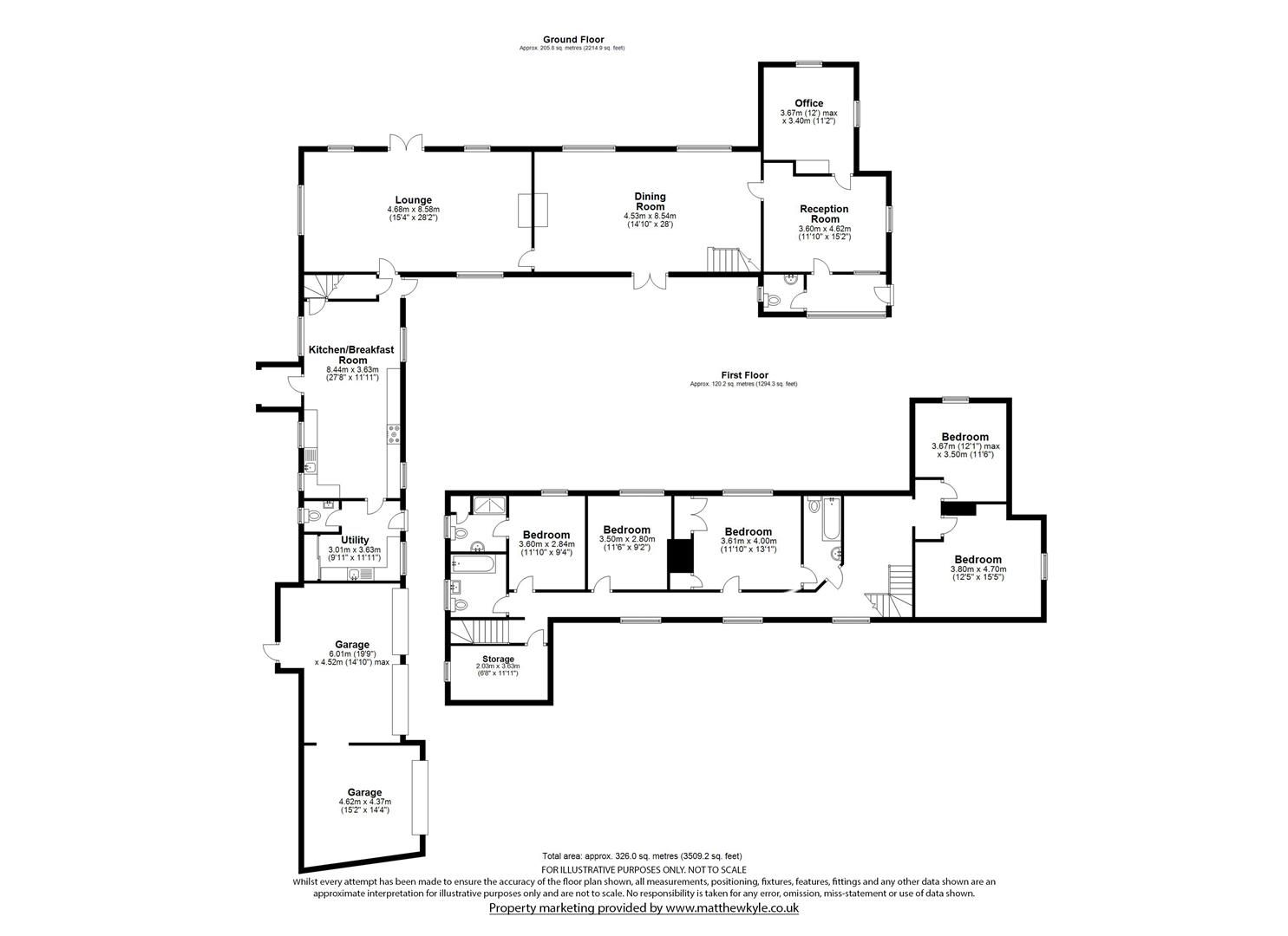 5 bed detached house for sale in Main Road, Little Waltham, Chelmsford