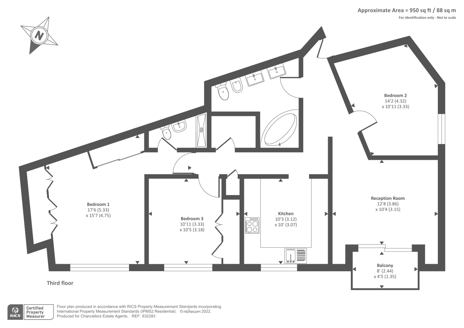 3 bed flat for sale in Engel Park, Mill Hill East NW7 Zoopla