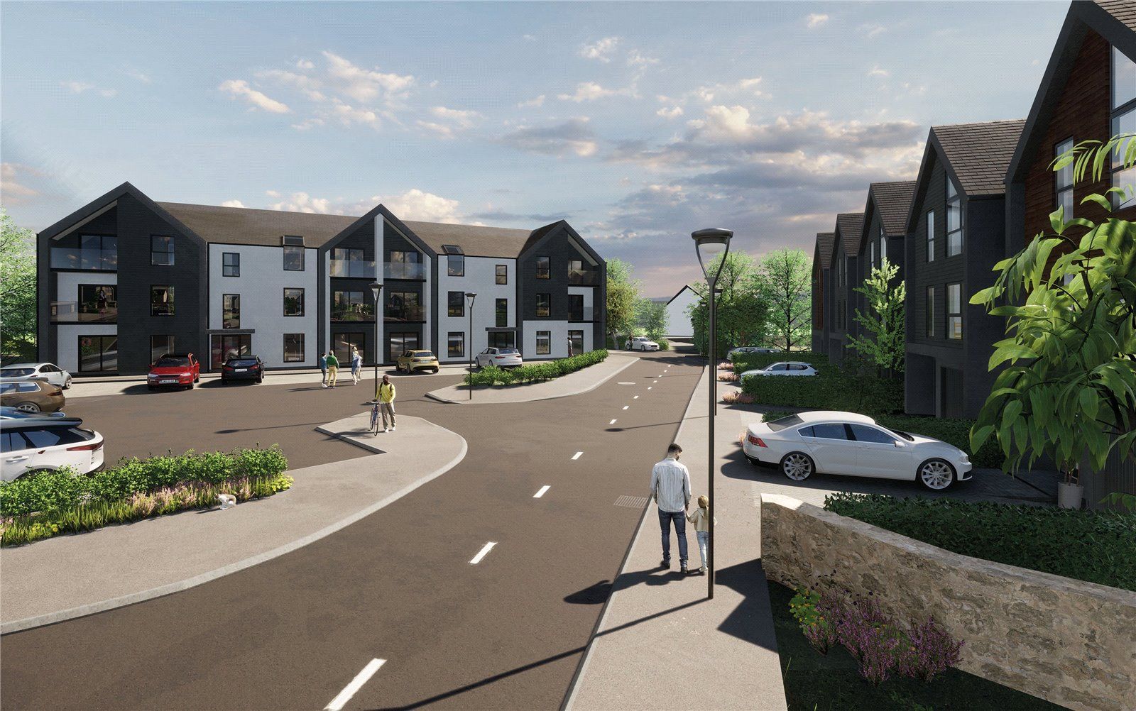 New home, 2 bed flat for sale in Kirkton Lea, Collinswell Park