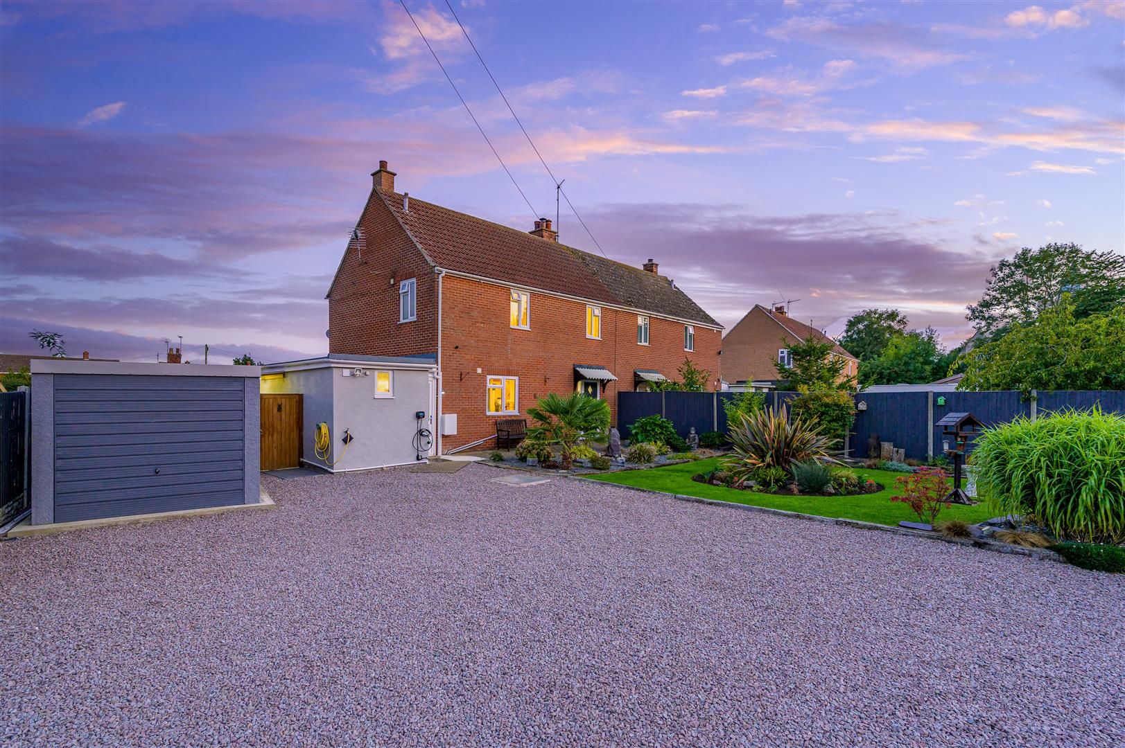 3 bed semidetached house for sale in Church Lane, Algarkirk, Boston