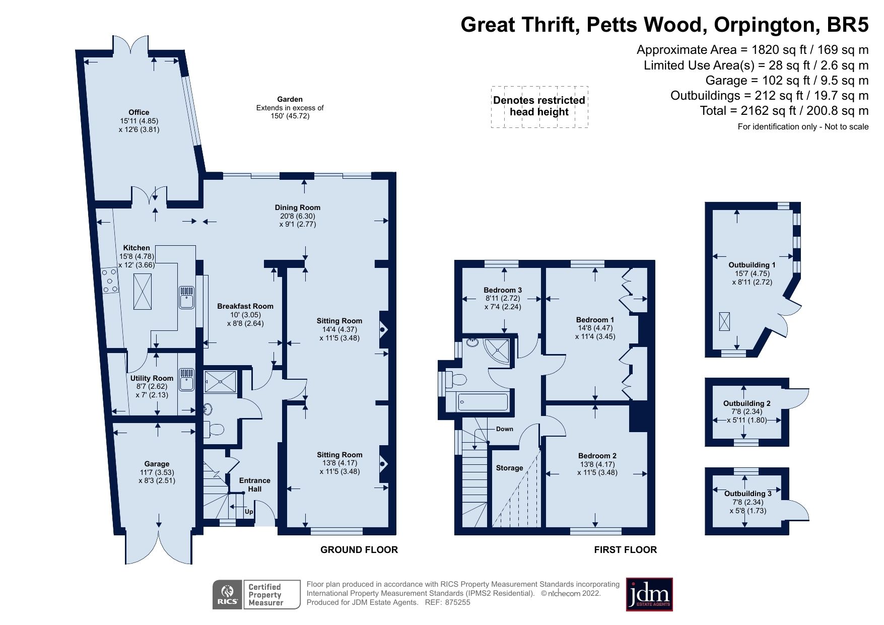 3 bed semidetached house for sale in Great Thrift, Petts Wood, Orpington BR5 Zoopla