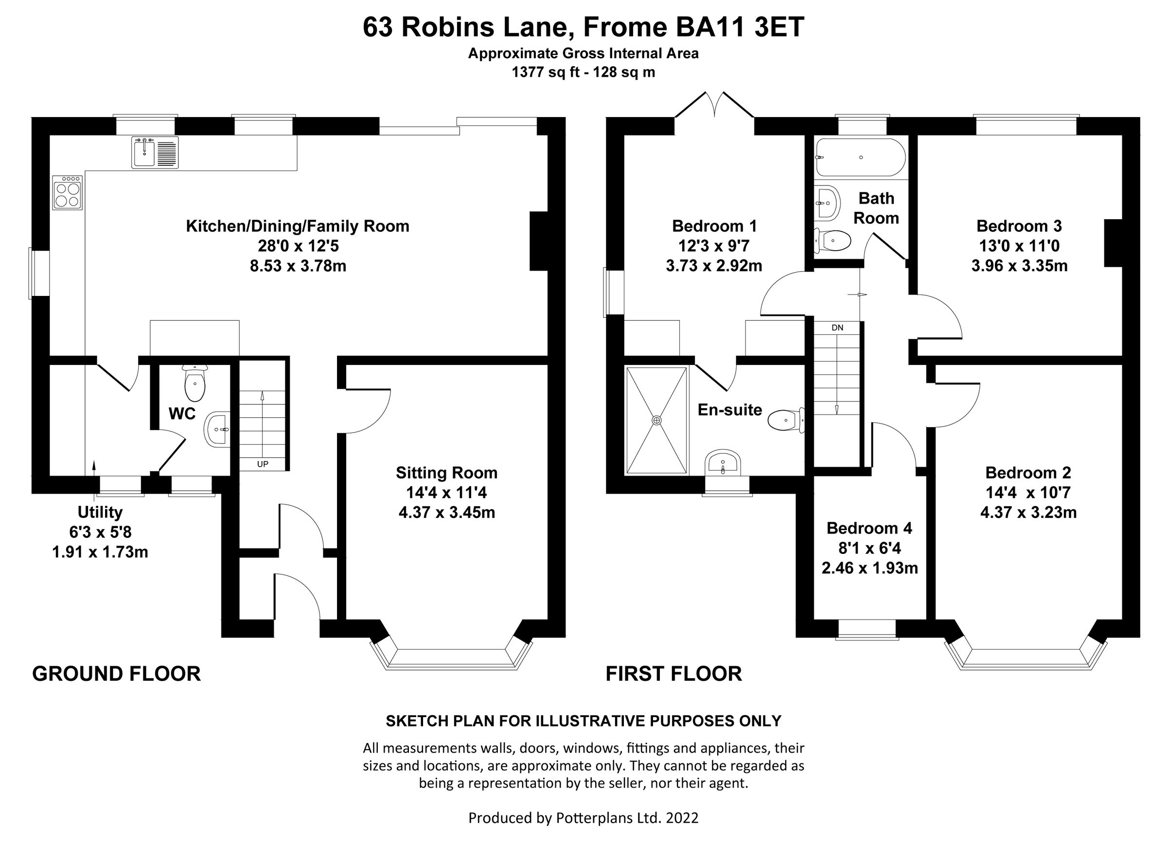 4 bed semidetached house for sale in Robins Lane, Frome, Somerset BA11