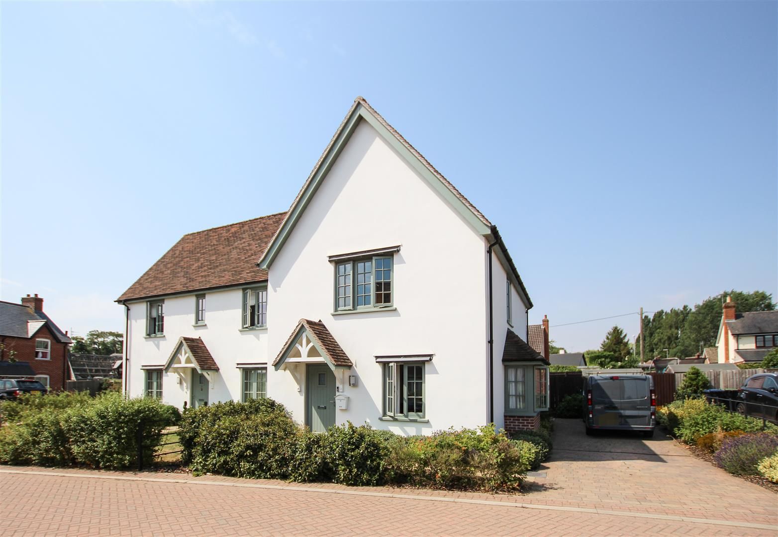 3 bed semidetached house for sale in The Paddocks, Cheveley, Newmarket