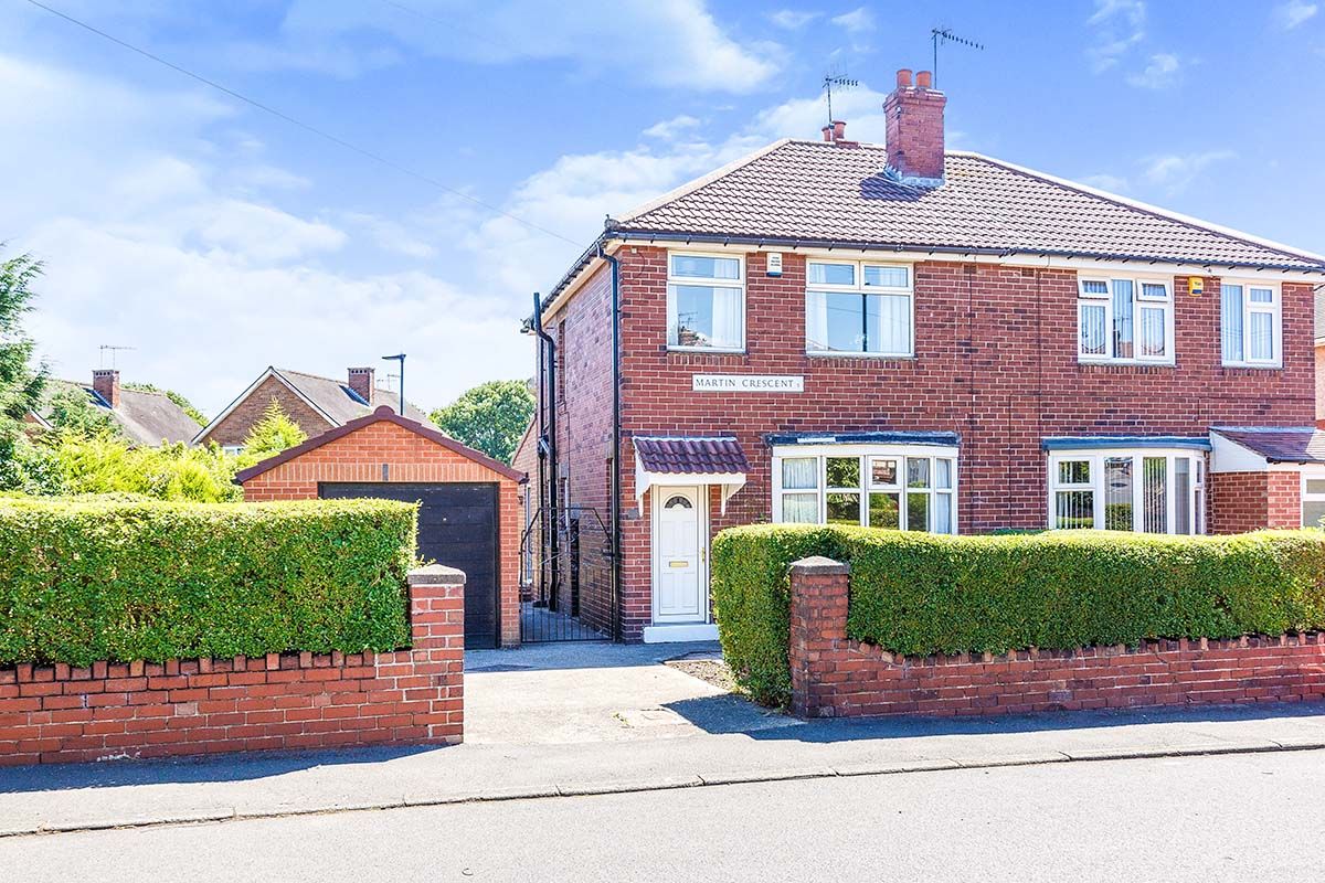 3 bed semidetached house for sale in Martin Crescent, Sheffield, South