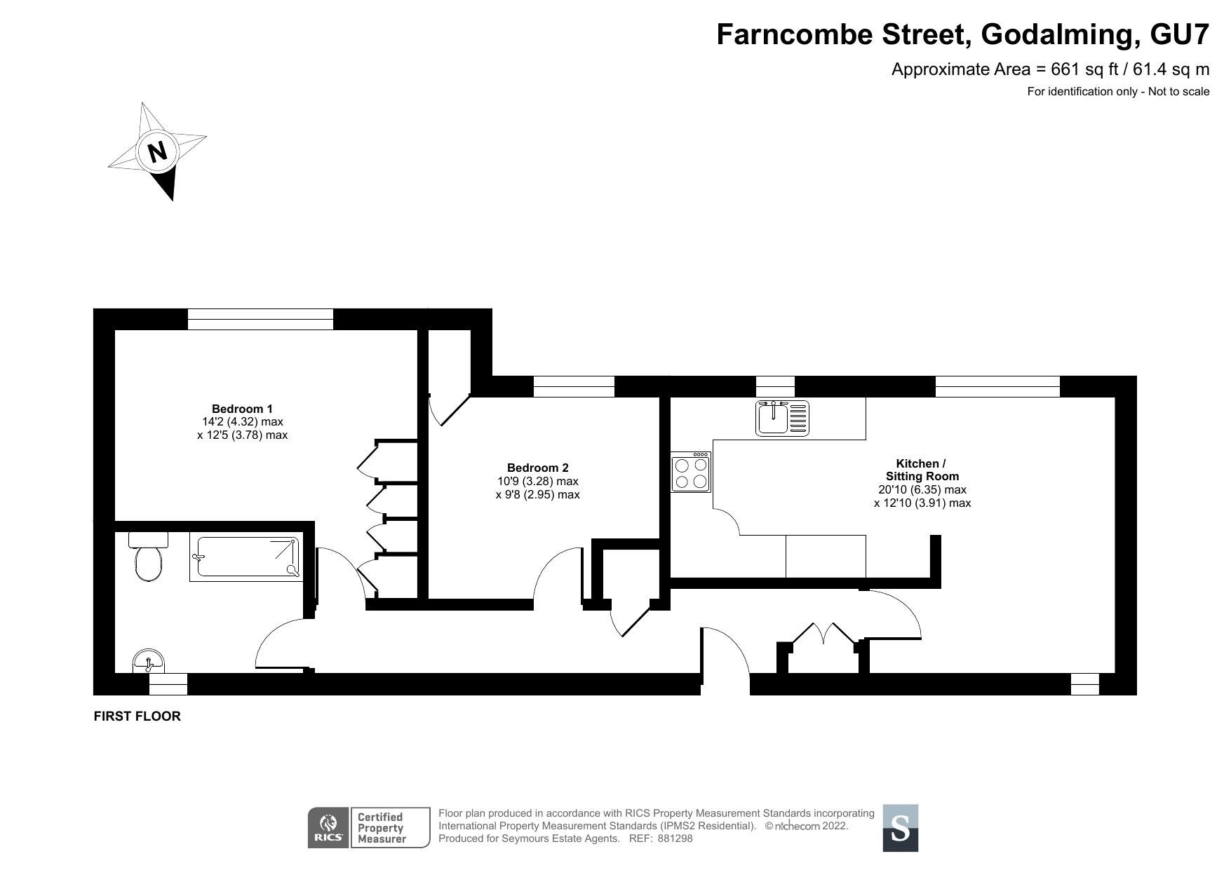 2 bed flat to rent in Street, Godalming GU7 Zoopla