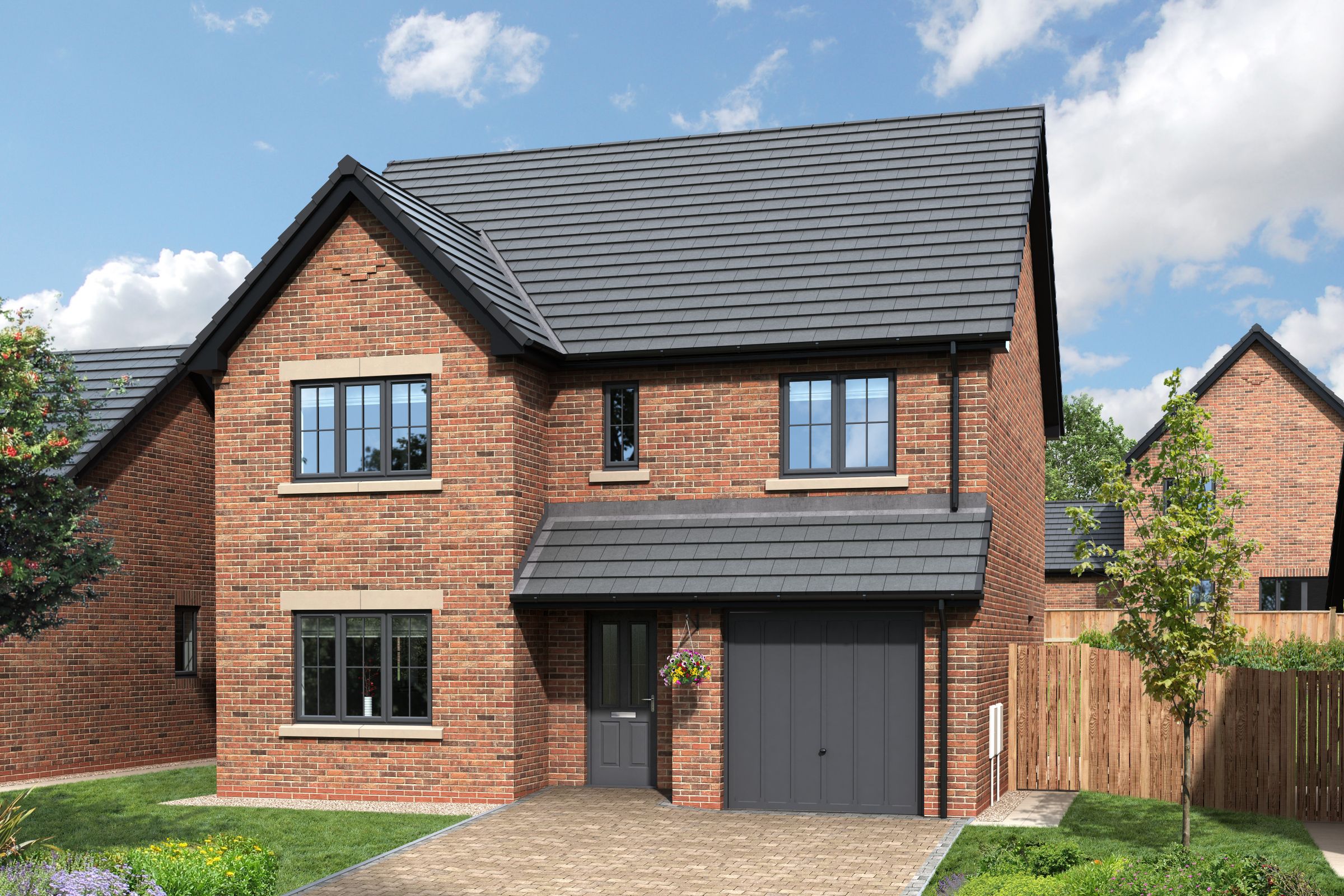 New home, 4 bed detached house for sale in Pennine View, Calthwaite