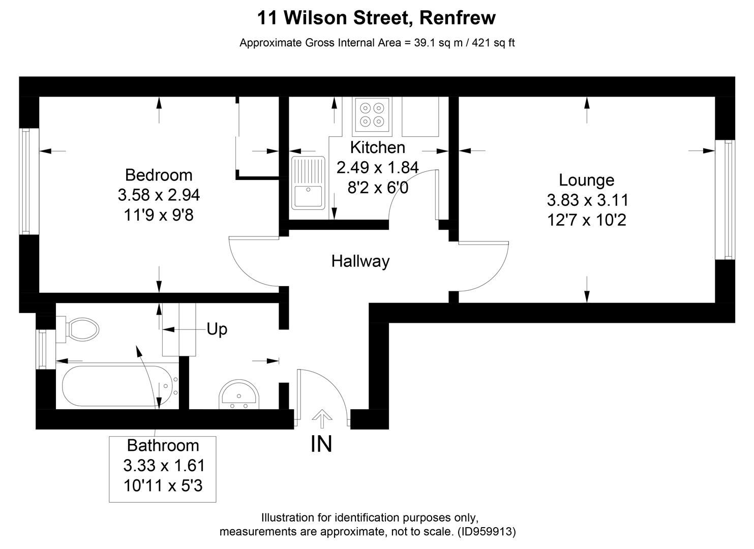 1 bed flat for sale in Wilson Street, Braehead, Renfrew PA4 Zoopla