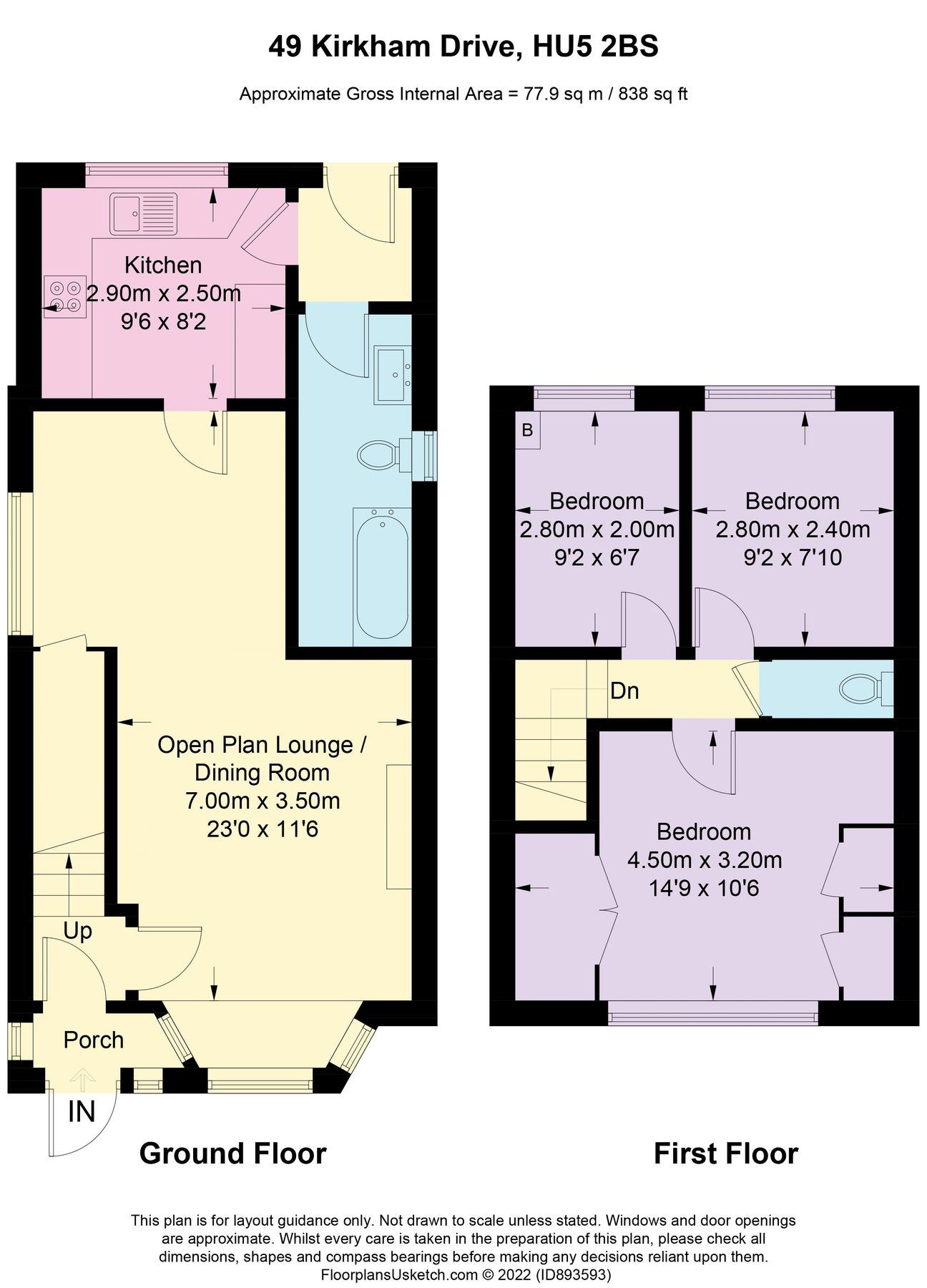 3 bed semidetached house for sale in Kirkham Drive, Hull HU5 Zoopla