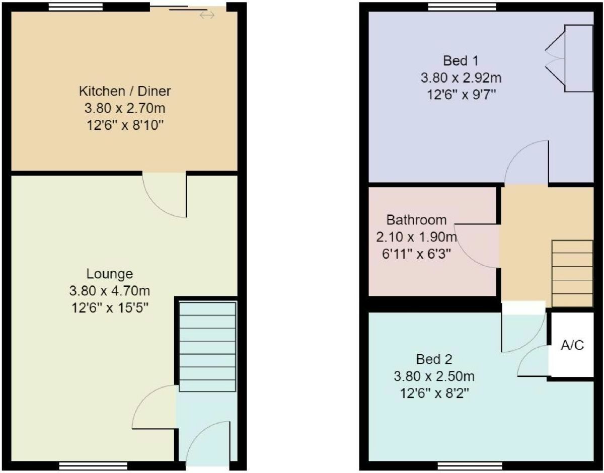 2 bed terraced house for sale in Smart Close, Thorpe Astley, Leicester