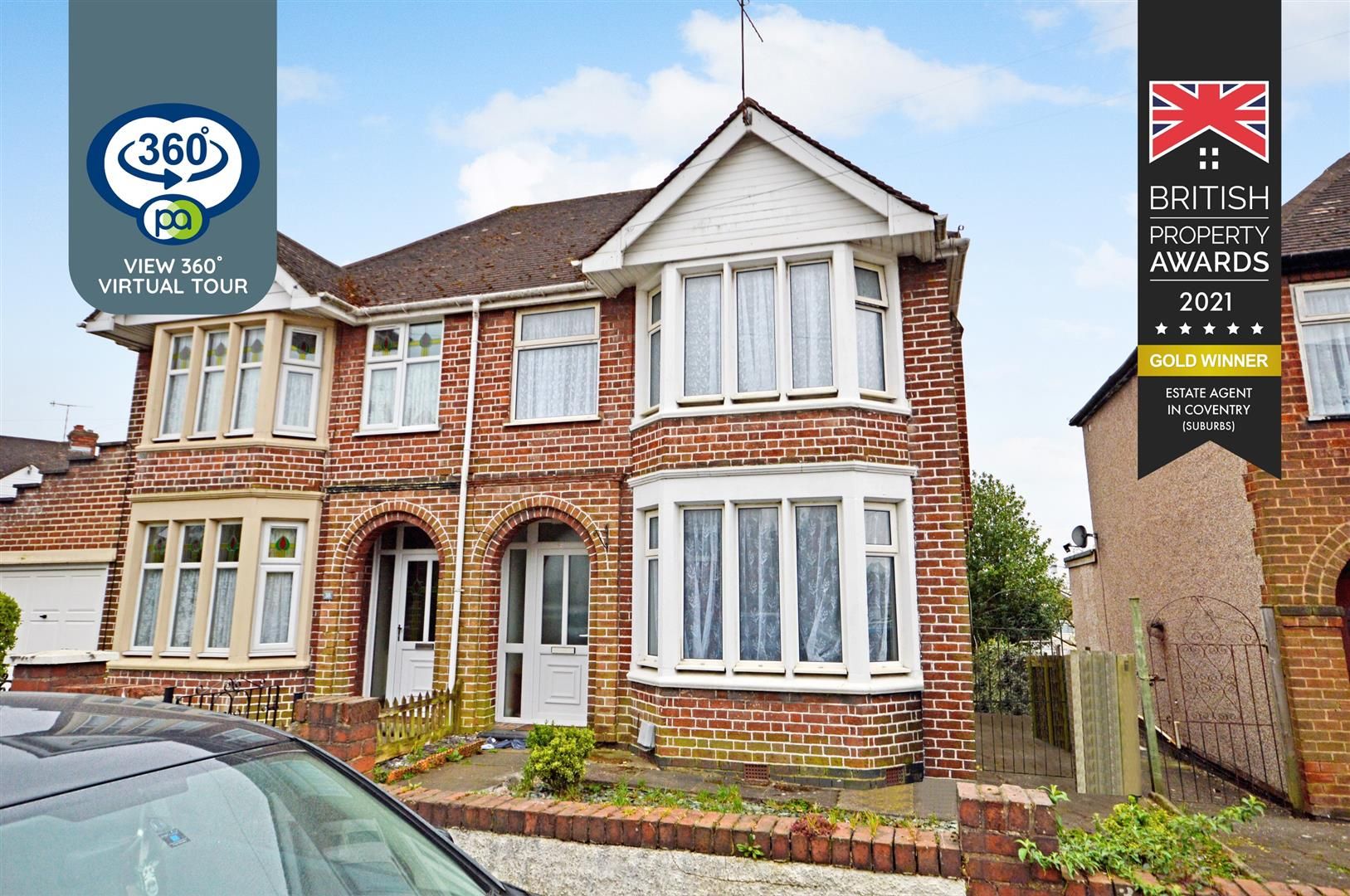 3 bed semidetached house for sale in Galeys Road, Cheylesmore