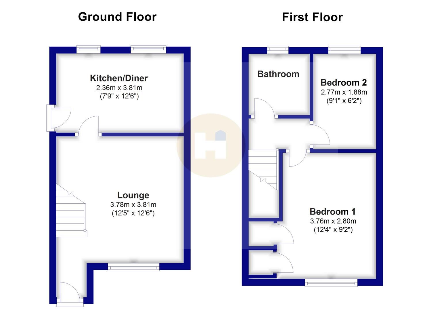 2 bed semidetached house to rent in Clifton Avenue, Stanley, Wakefield