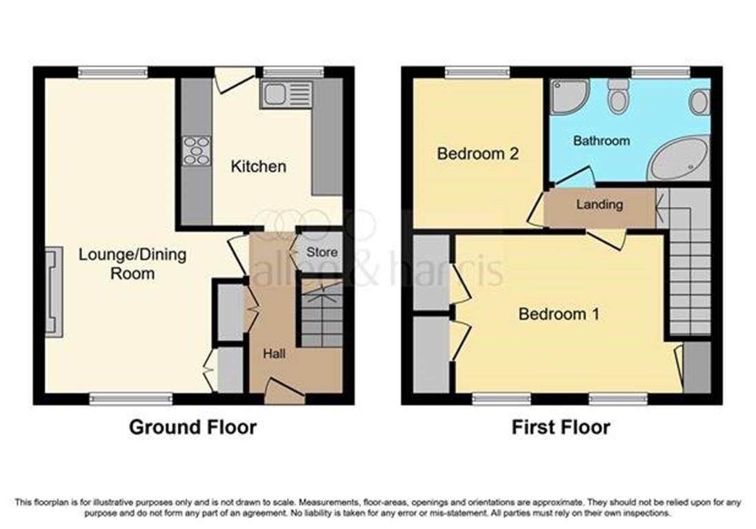 2 bed terraced house for sale in Burnbank, Port Of Menteith, Stirling