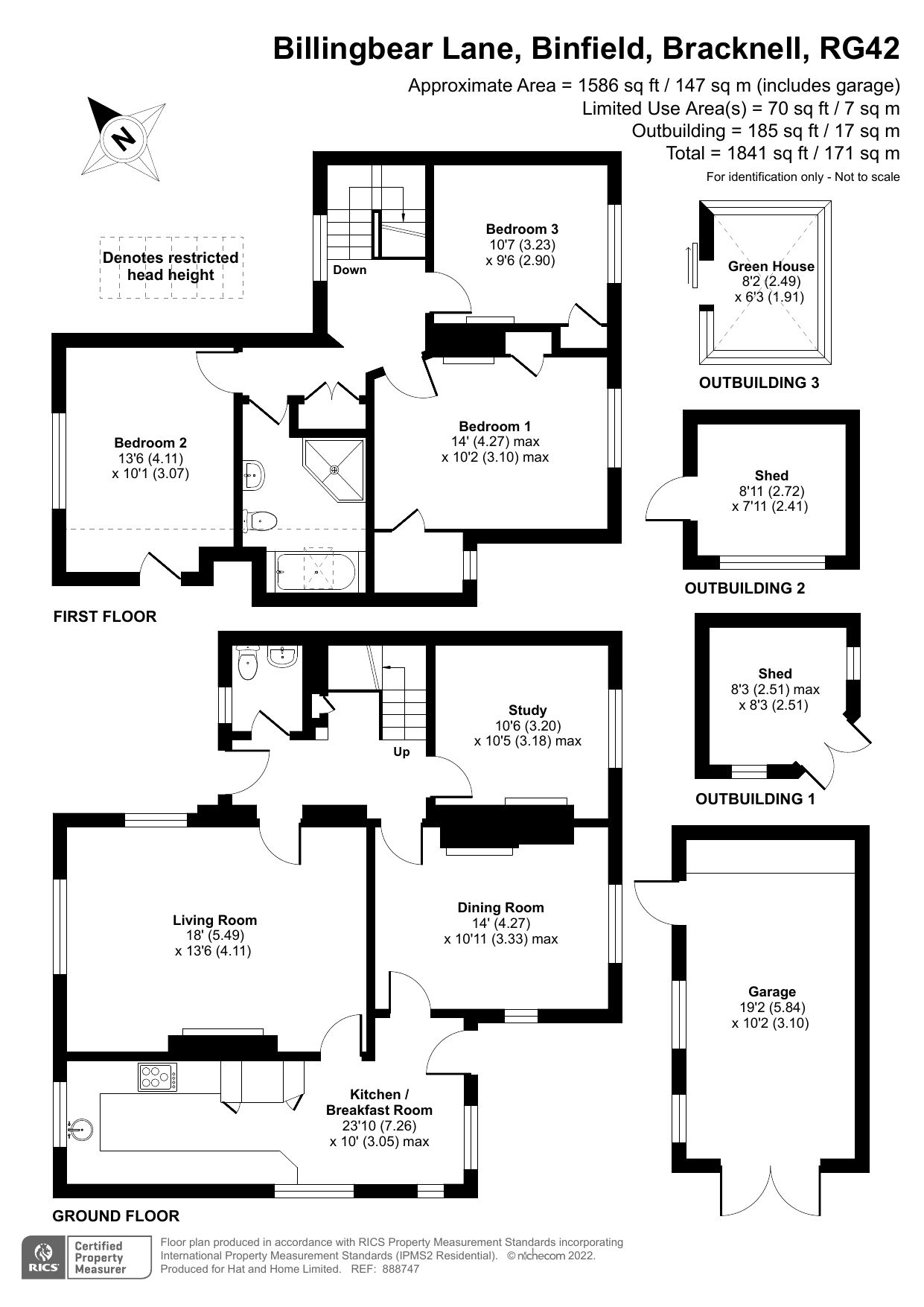 3 bed semidetached house for sale in Billingbear Lane, Binfield