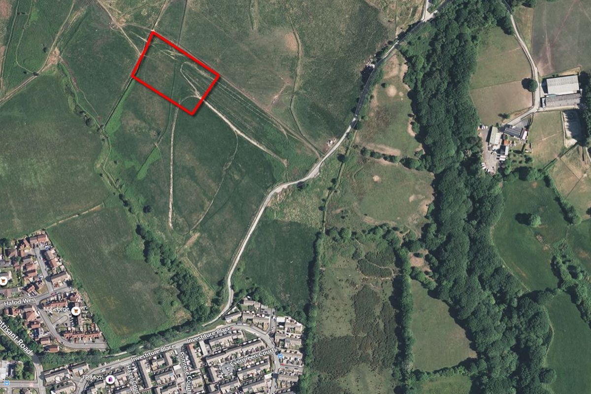 Land for sale in Plot 8 At Rhiwgarn Fawr Farm, Tonyrefail, Porth