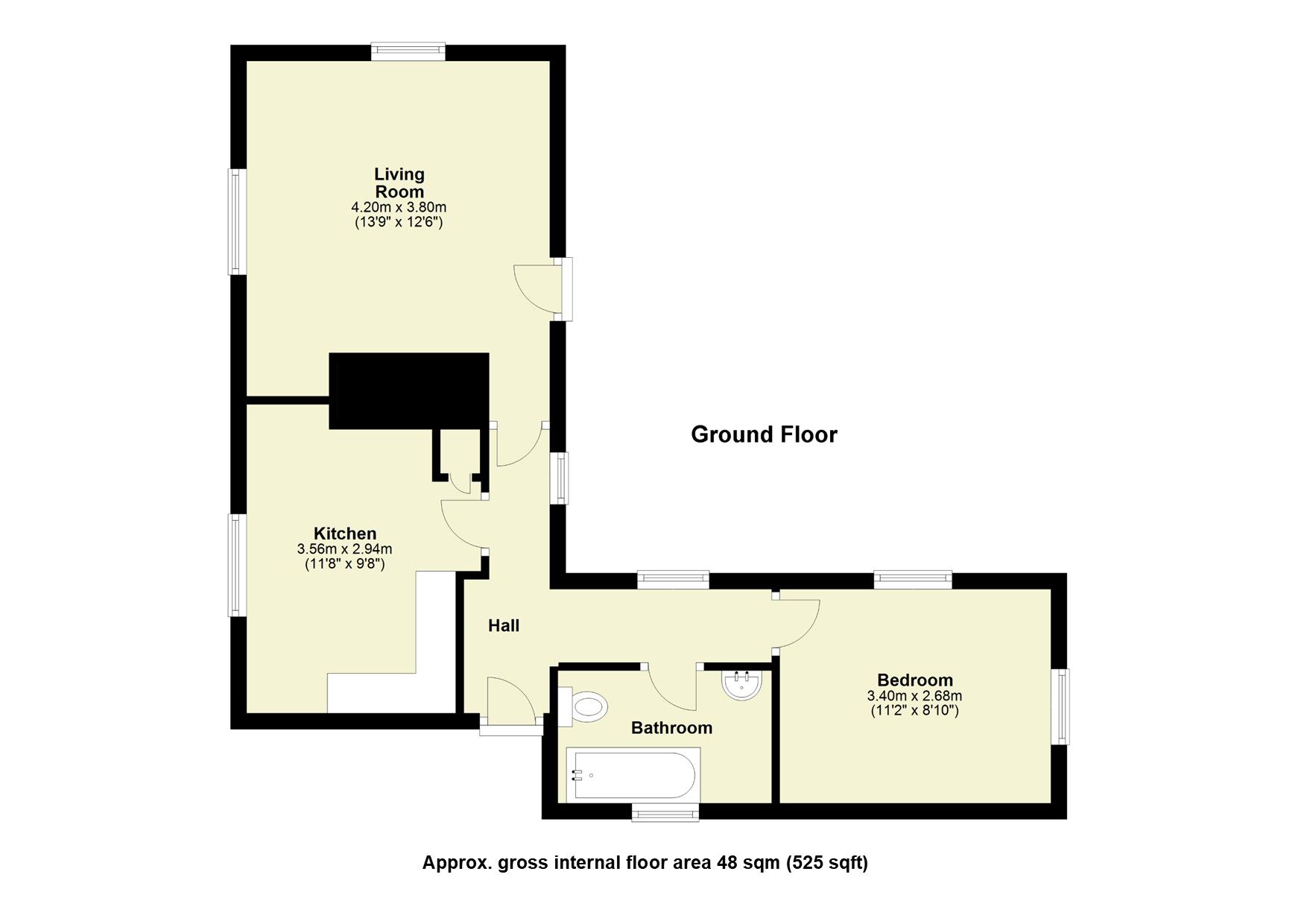 1 bed cottage for sale in Linton Road, Great Abington, Cambridge CB21