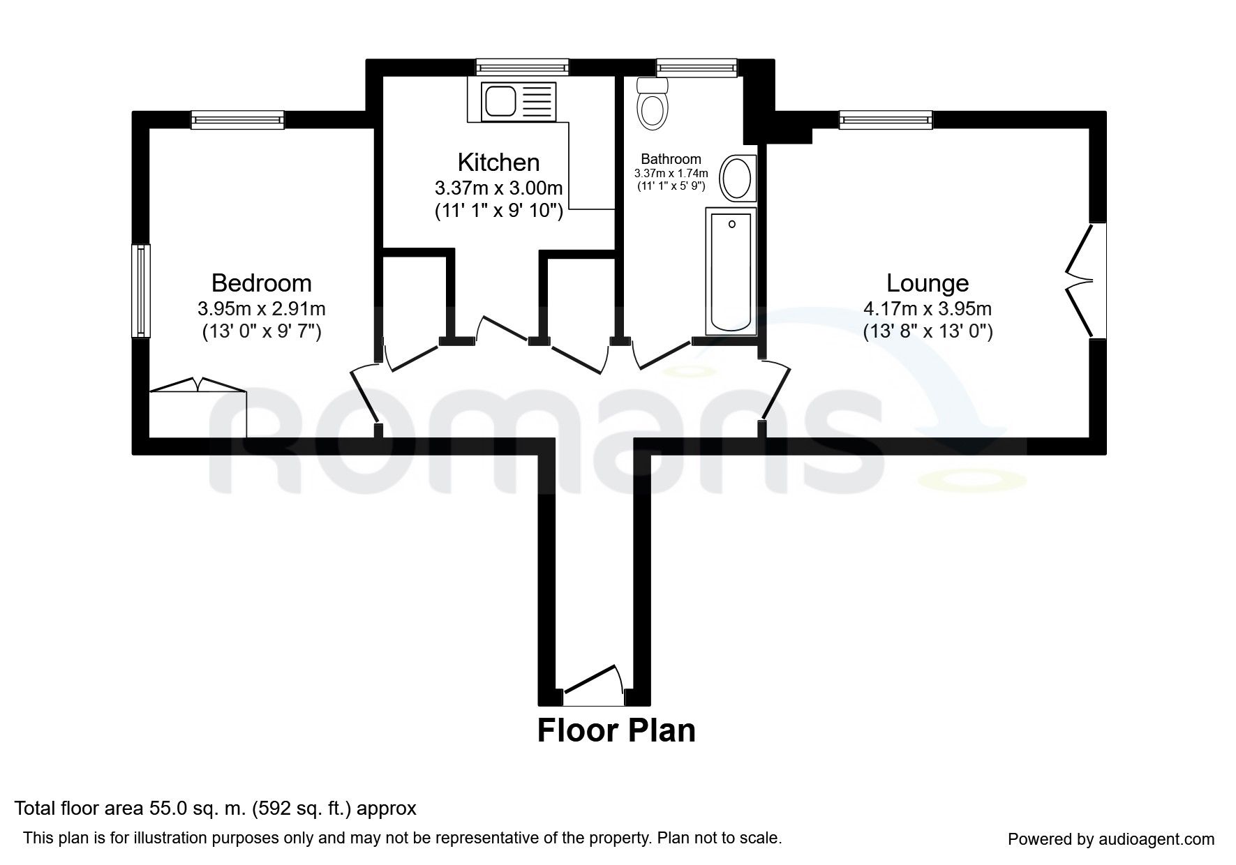 1 bed flat to rent in Farnborough Road, Farnborough GU14 Zoopla