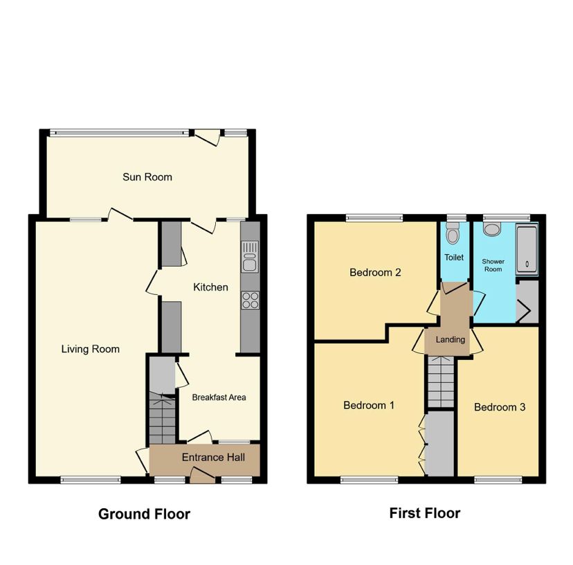 3 bed terraced house for sale in Livale Court, Bettws, Newport NP20