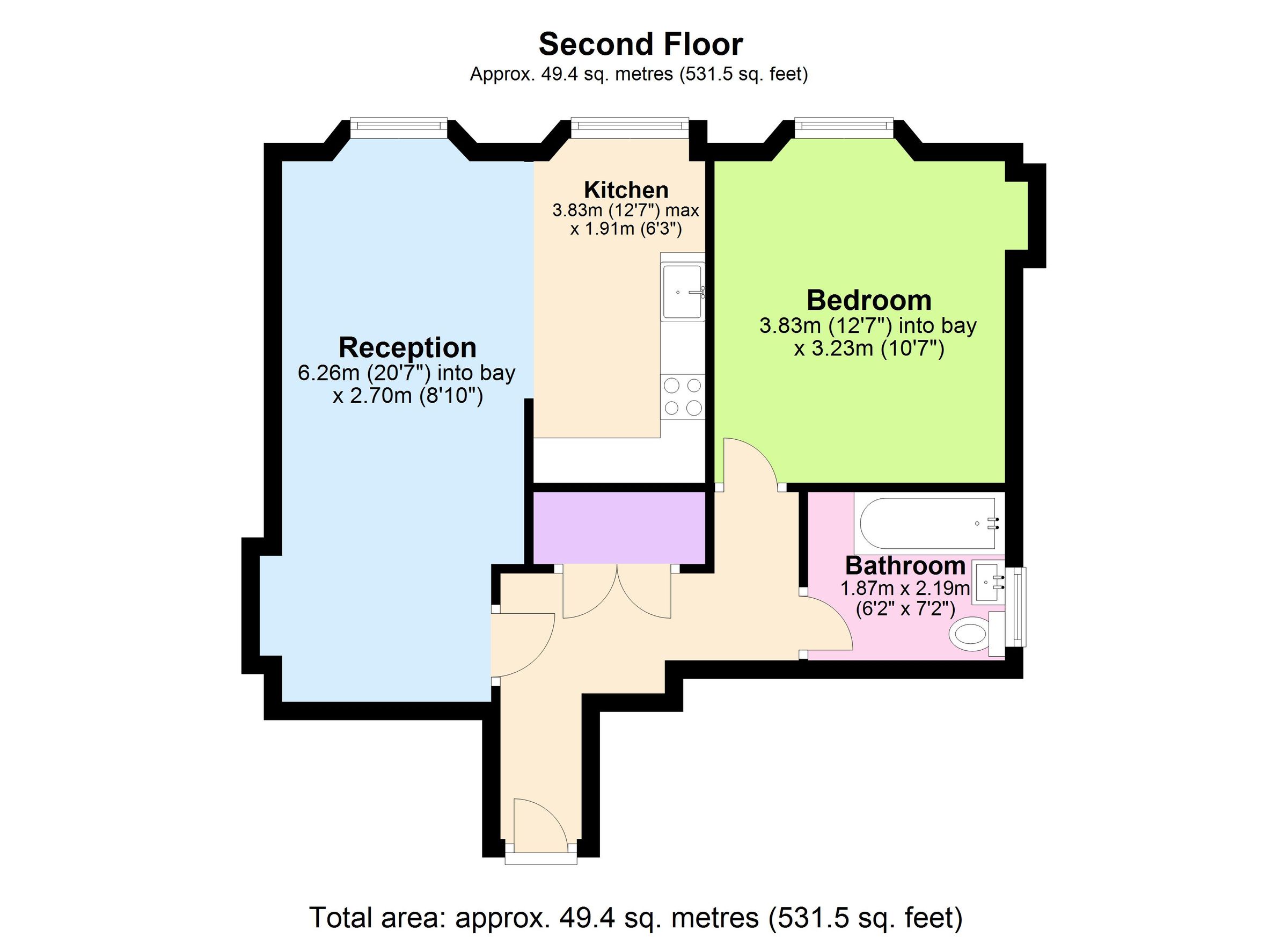 1 bed flat for sale in Dartmouth Terrace, London, London SE10 Zoopla