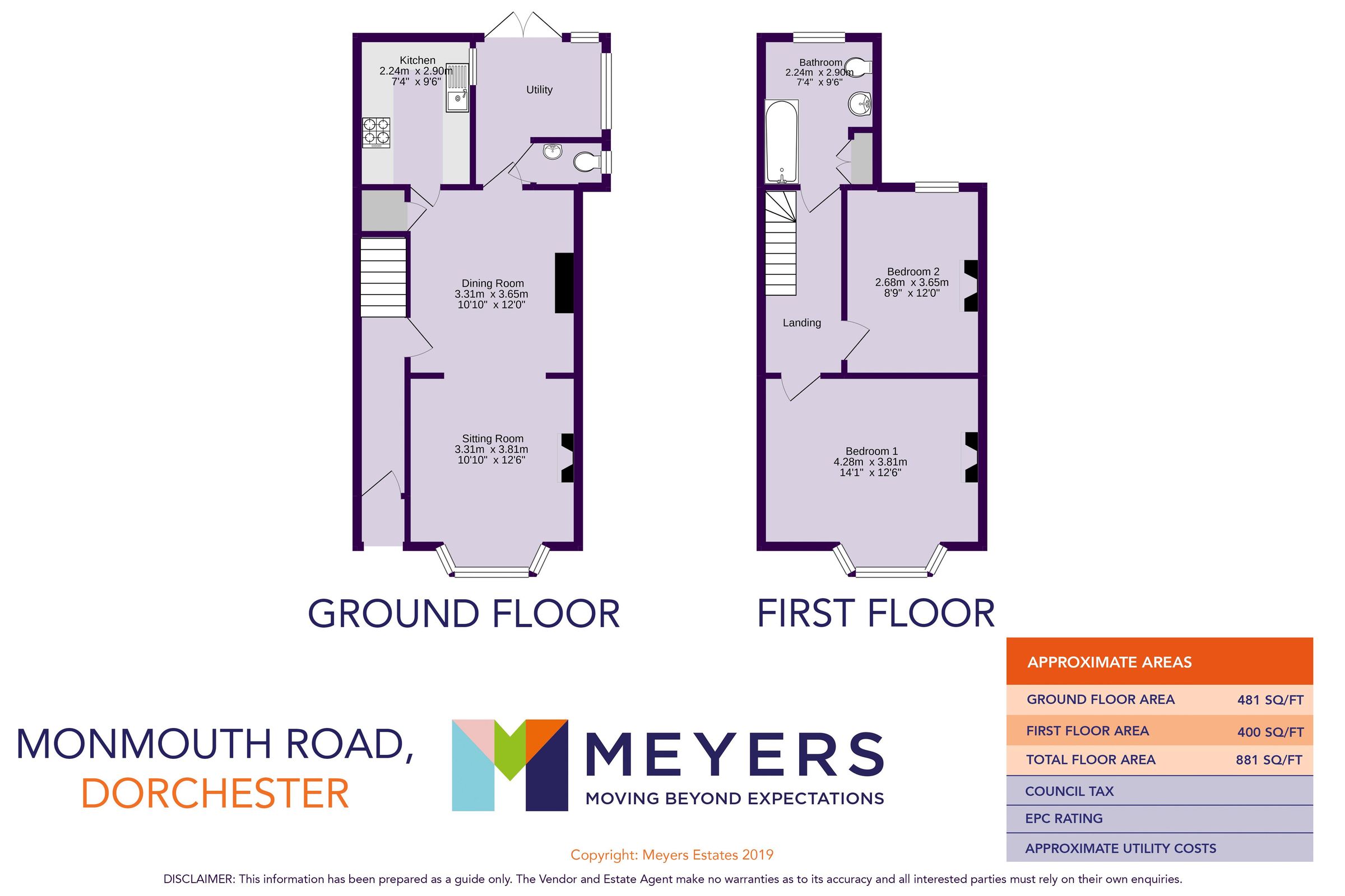 2 bed terraced house for sale in Monmouth Road, Dorchester DT1 Zoopla