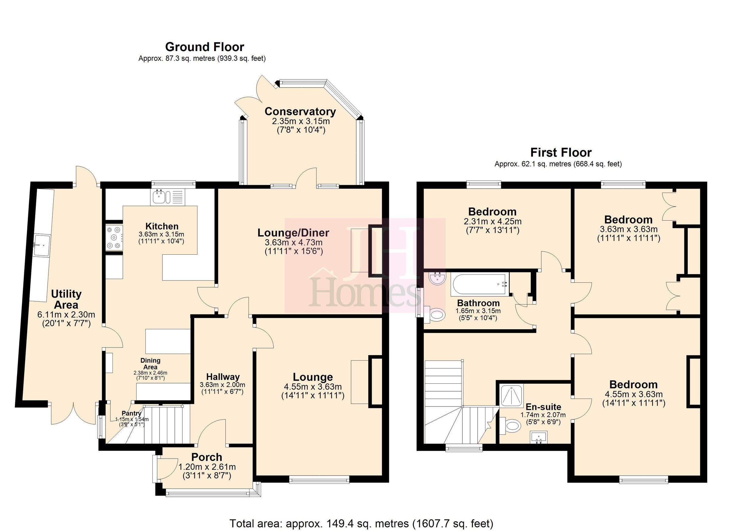 3 bed semidetached house for sale in Victoria Road, Ulverston, Cumbria