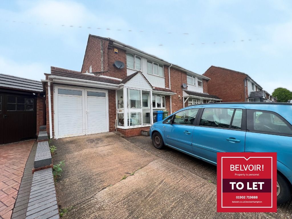 3 bed semidetached house to rent in Hollybank Avenue, Wolverhampton