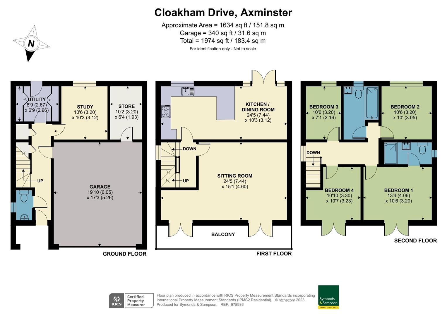 4 bed detached house for sale in Cloakham Drive, Axminster EX13 Zoopla