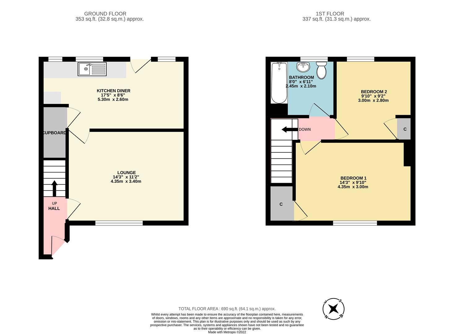2 bed terraced house for sale in Broxtowe Lane, Broxtowe, Nottingham