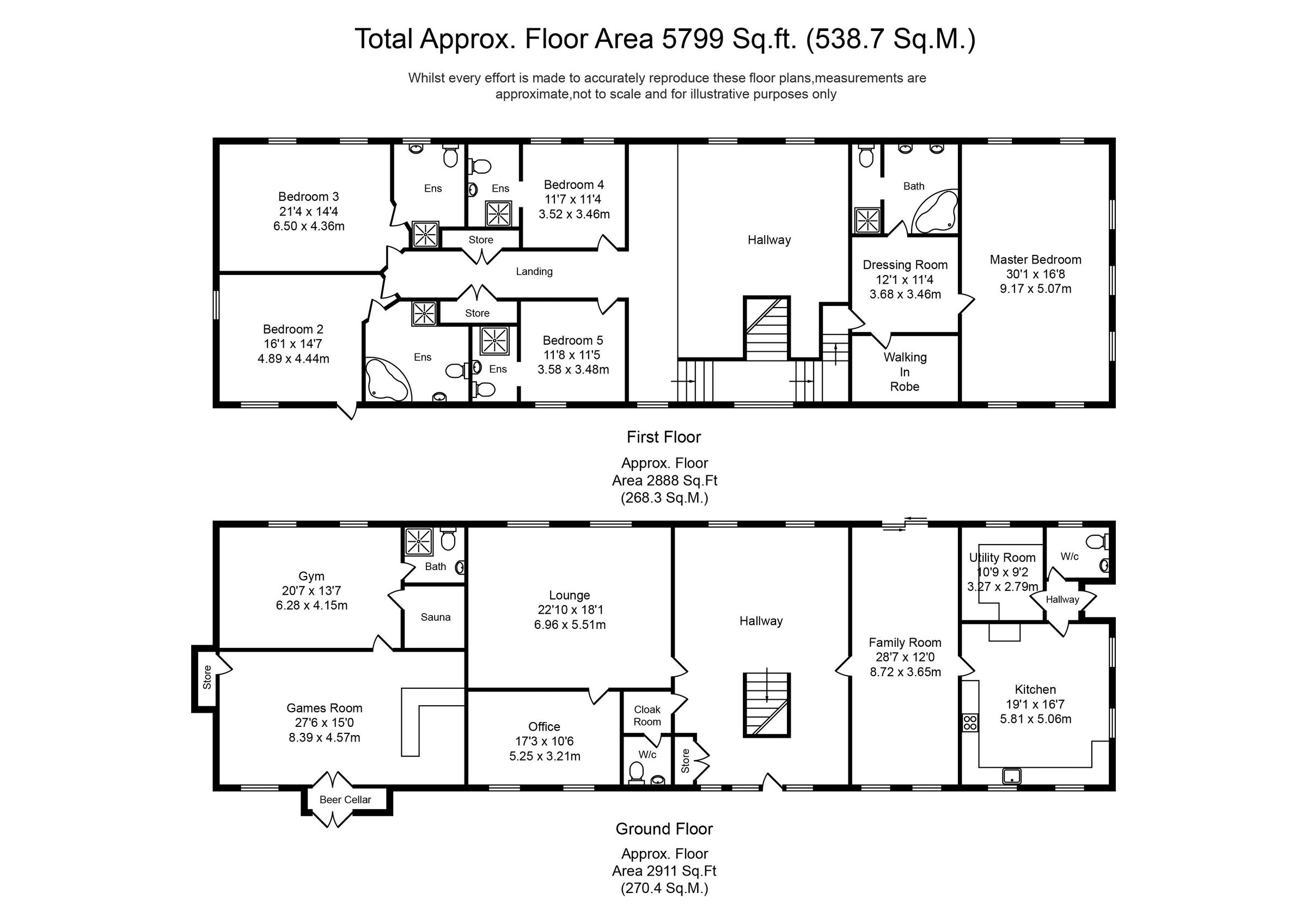 5 Bed Barn Conversion For Sale In Ulnes Walton Lane, Leyland Pr26 - Zoopla