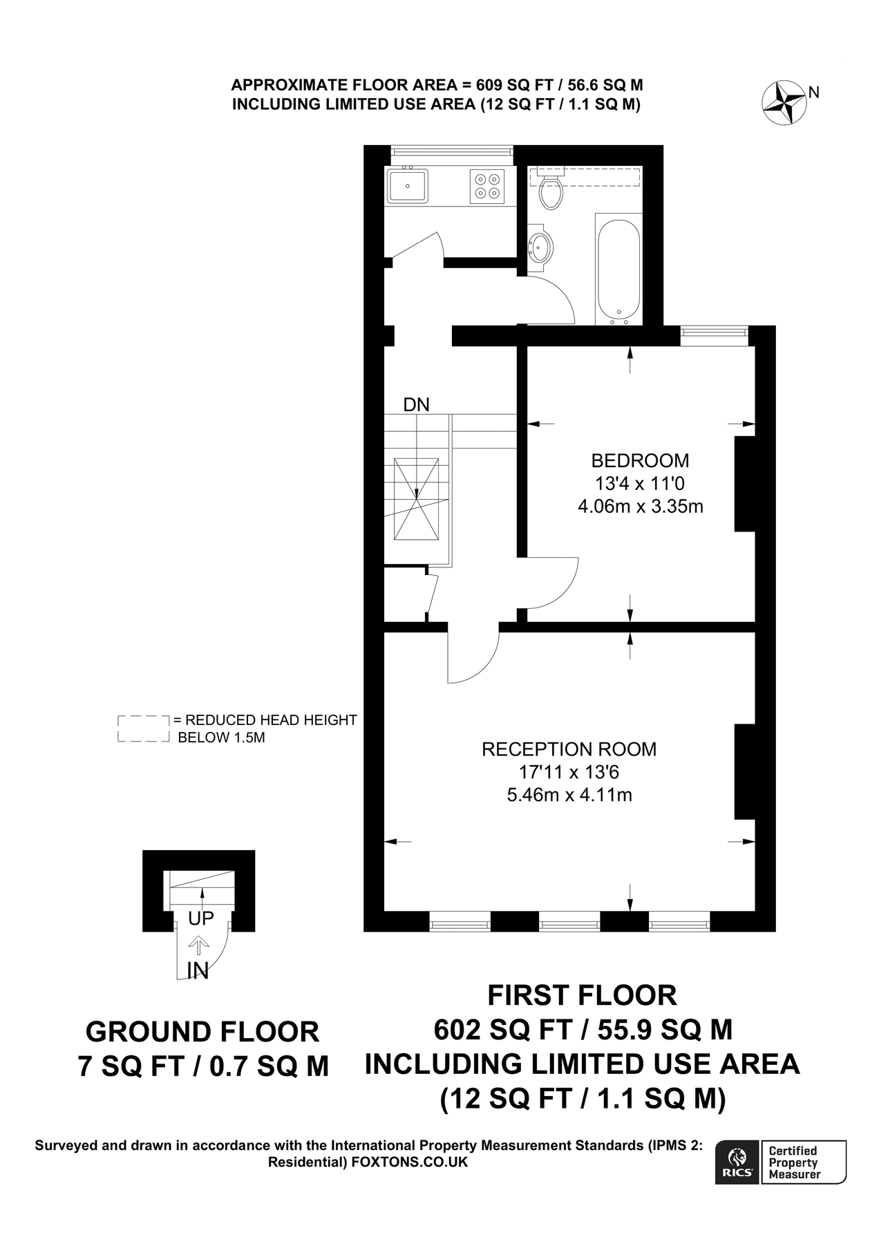 1 bed flat to rent in Ashbourne Parade, Temple Fortune, London NW11