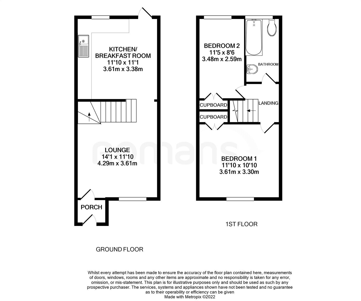2 bed terraced house for sale in Appletree Way, Owlsmoor, Sandhurst