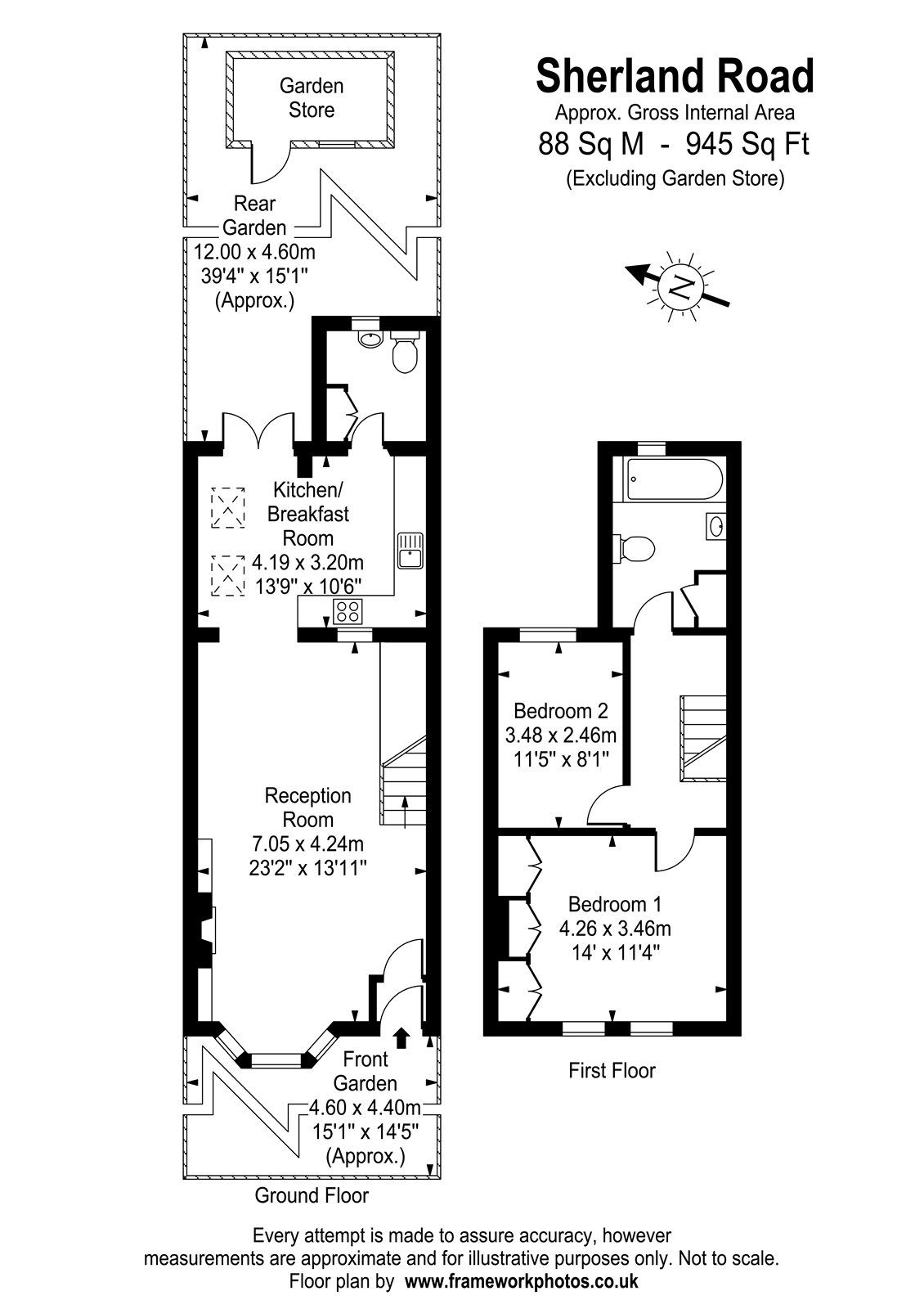 2 bed end terrace house for sale in Sherland Road, Twickenham, Middx