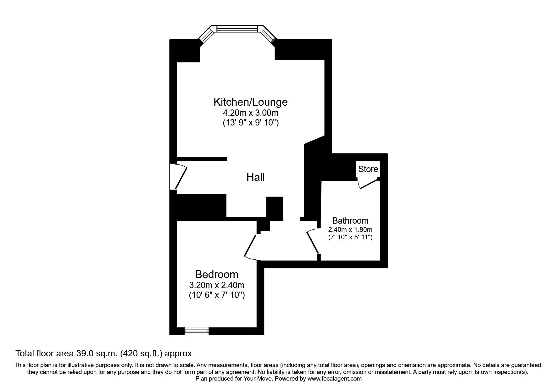 1 bed flat for sale in Seymour Road, Mannamead, Plymouth, Devon PL3