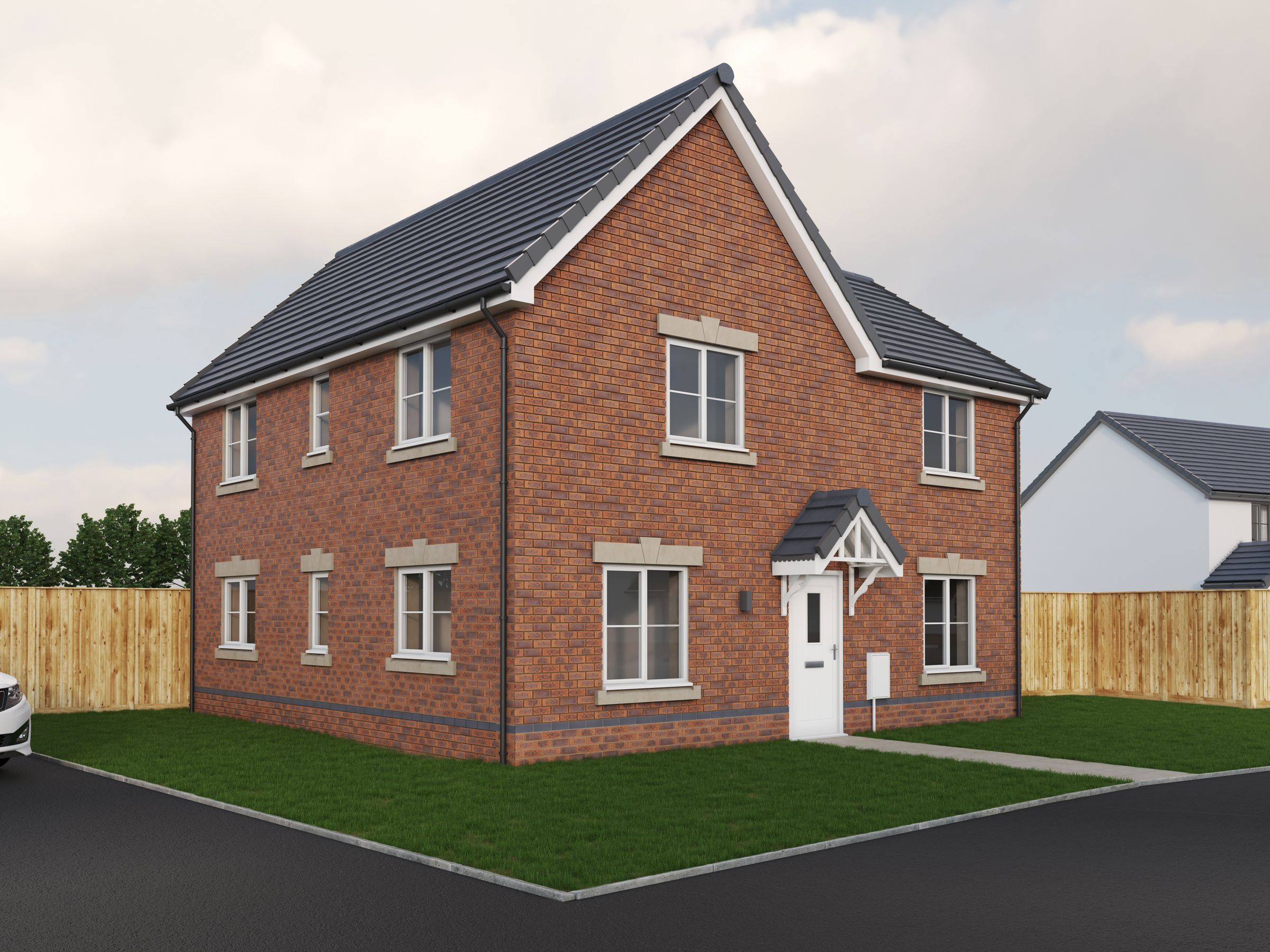 New home, 4 bed detached house for sale in Pengam Road, Aberbargoed