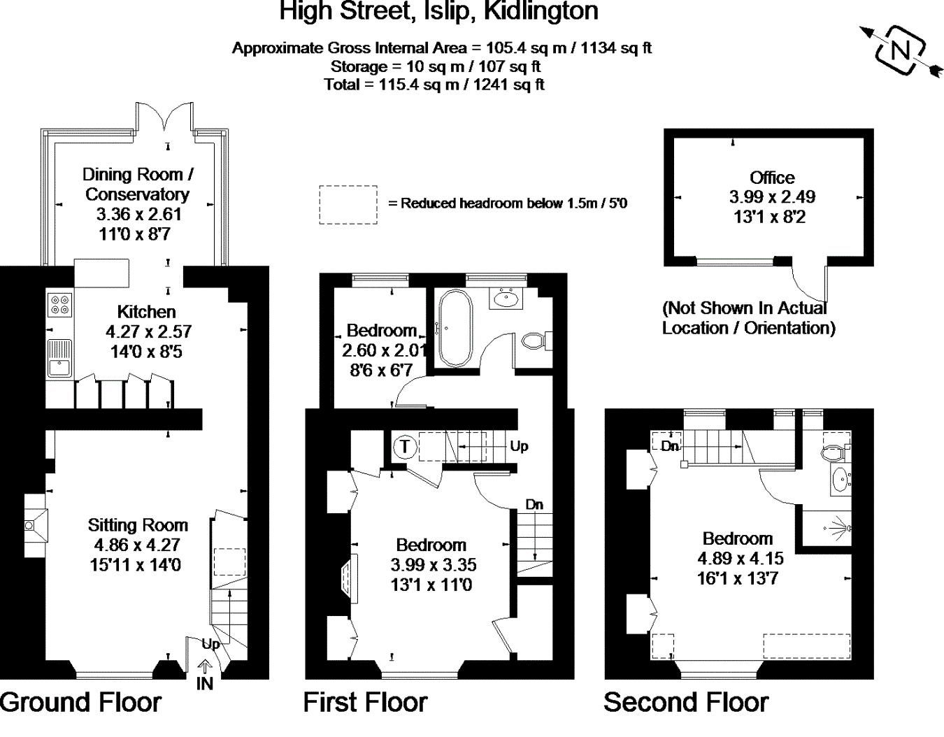 3 bed terraced house for sale in High Street, Islip, Kidlington OX5