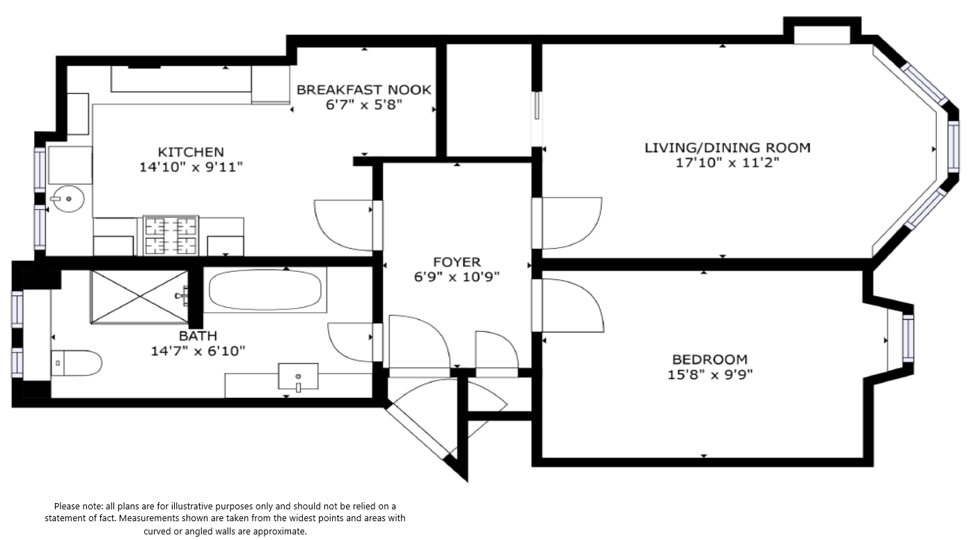 1 bed flat for sale in Tantallon Road, Flat 3/1, Shawlands, Glasgow G41