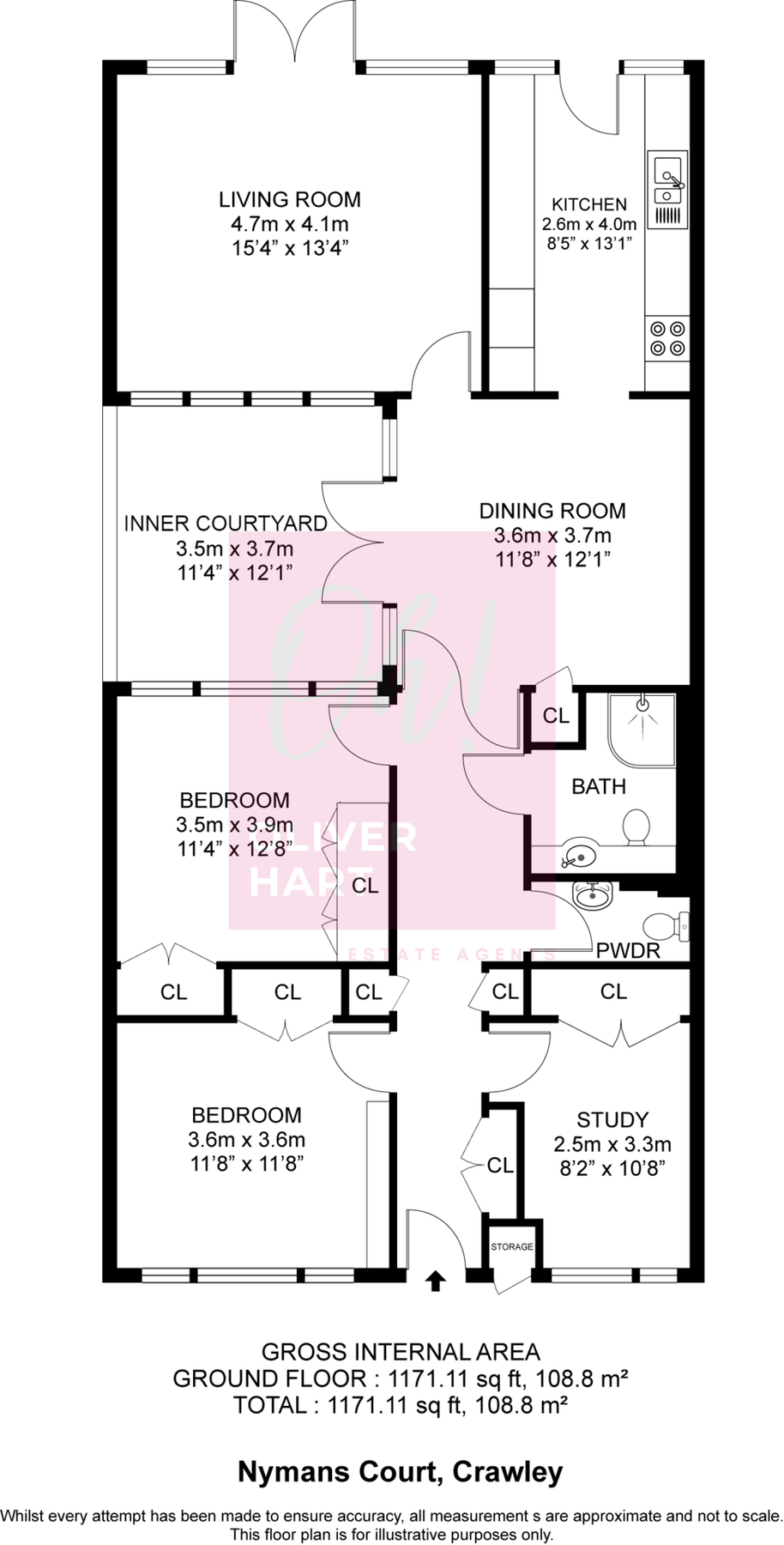 3 bed terraced bungalow for sale in Nymans Court, Forestfield, Crawley, West Sussex RH10 Zoopla