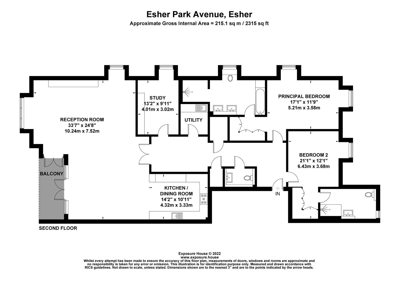 3 bed flat to rent in Amelie Place, 22 Esher Park Avenue, Esher, Surrey KT10 Zoopla