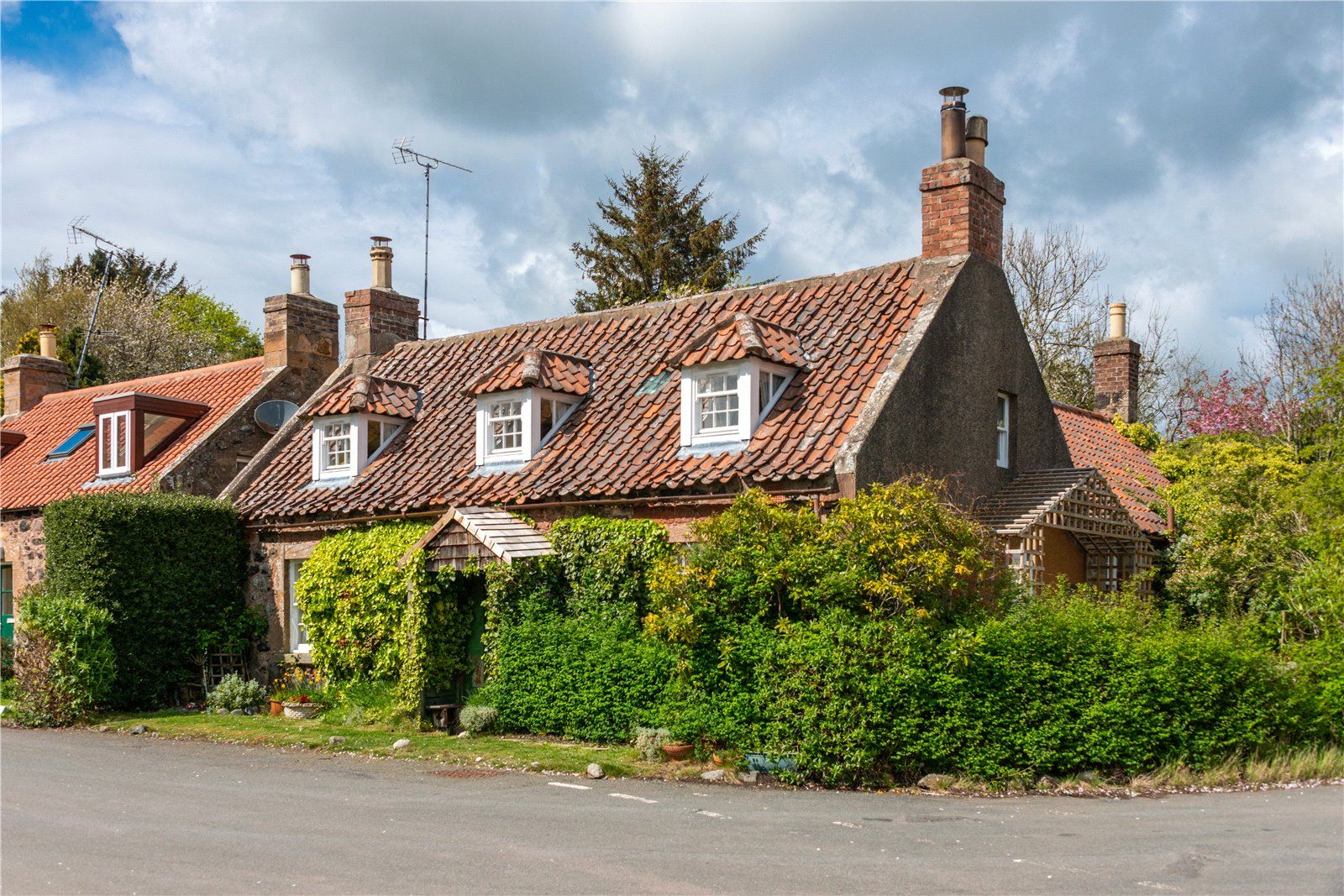 3 bed semidetached house for sale in October Cottage, Oldhamstocks