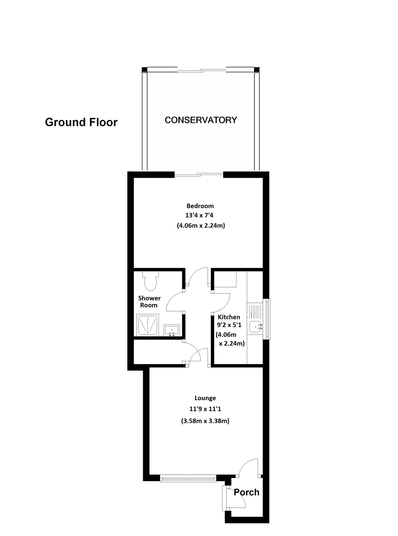 1 bed semidetached bungalow for sale in Common View, Letchworth Garden