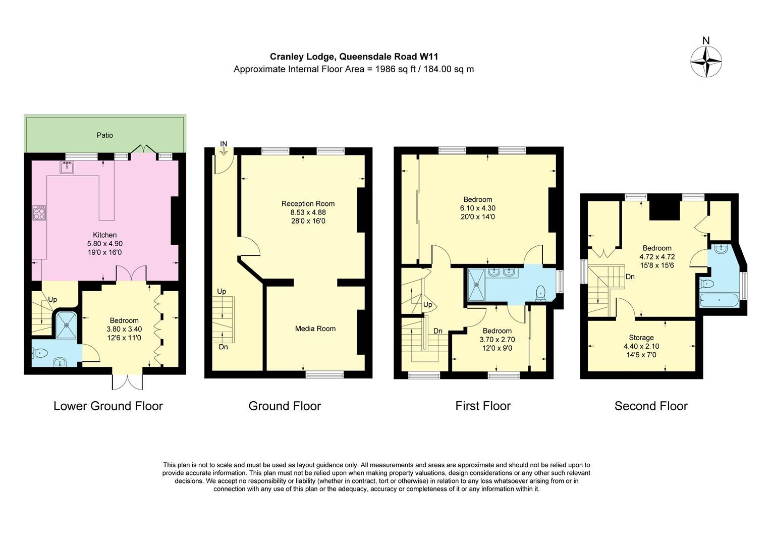 3 bed town house for sale in Queensdale Road, London W11 Zoopla